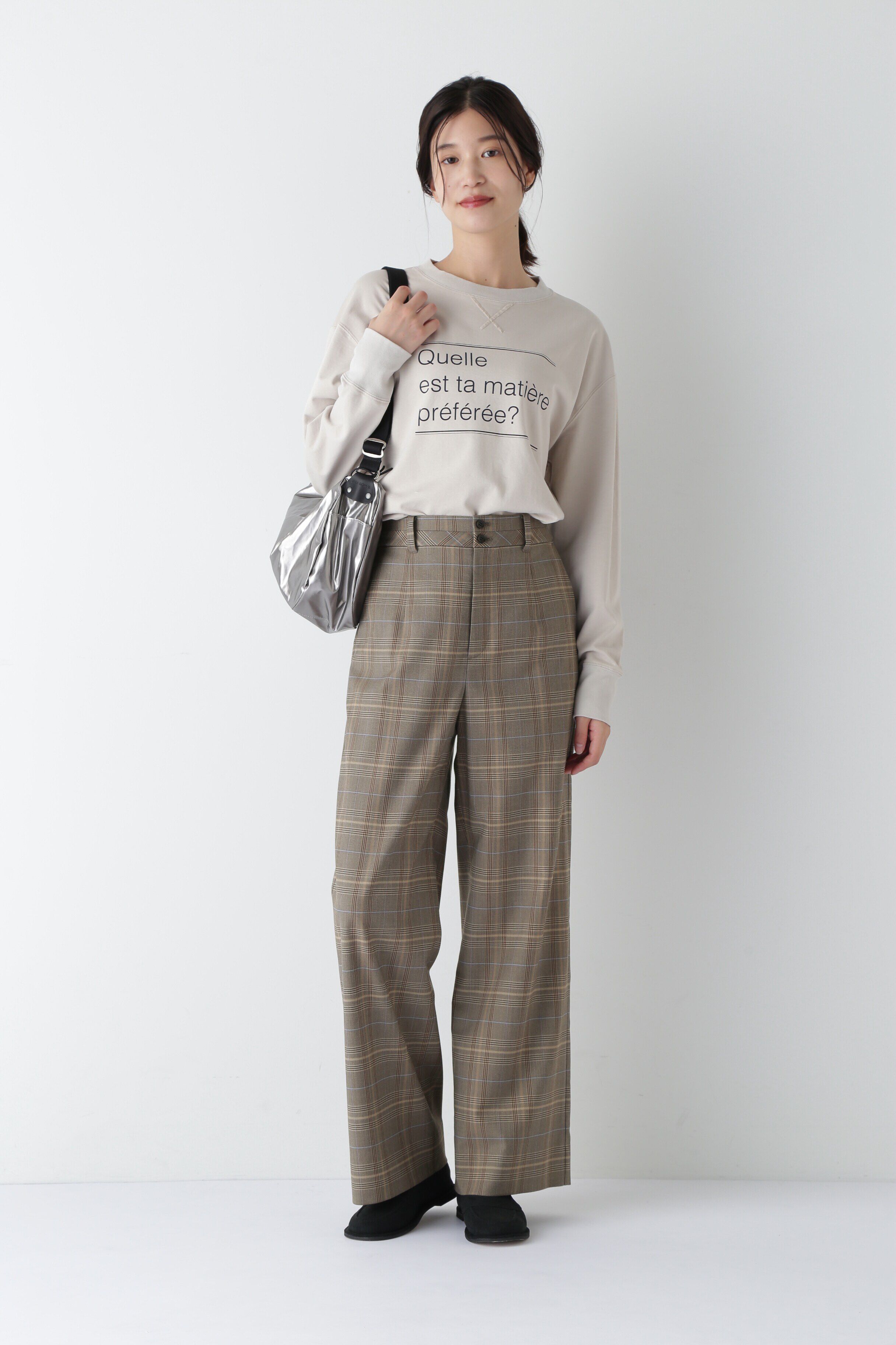  「◆強撚チェックストレッチパンツ」|その他|