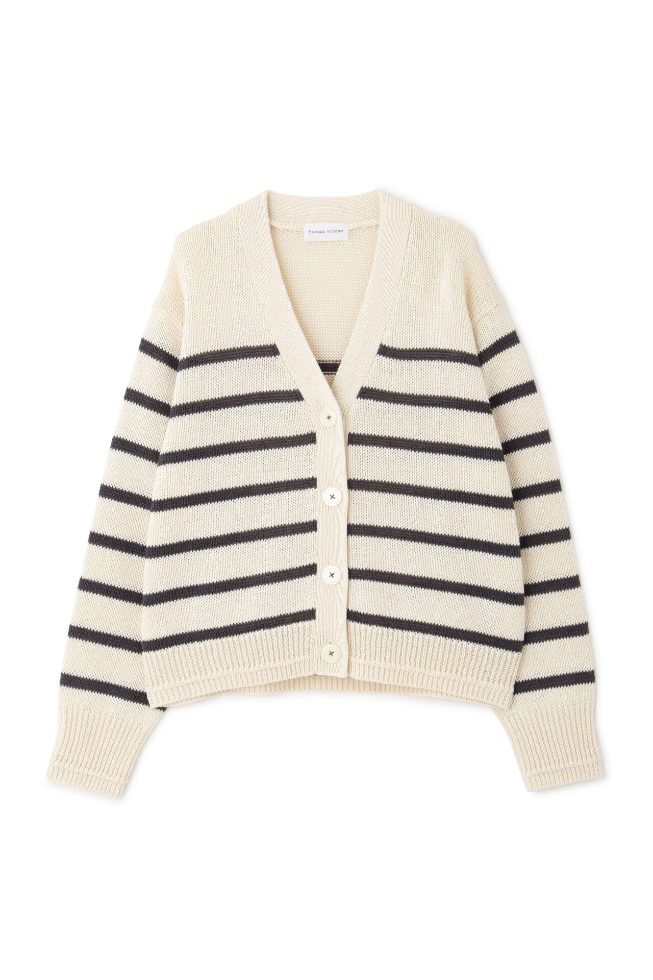  「◆【ウォッシャブル】ギマコットンＶネックカーディガン」|ニット・セーター|