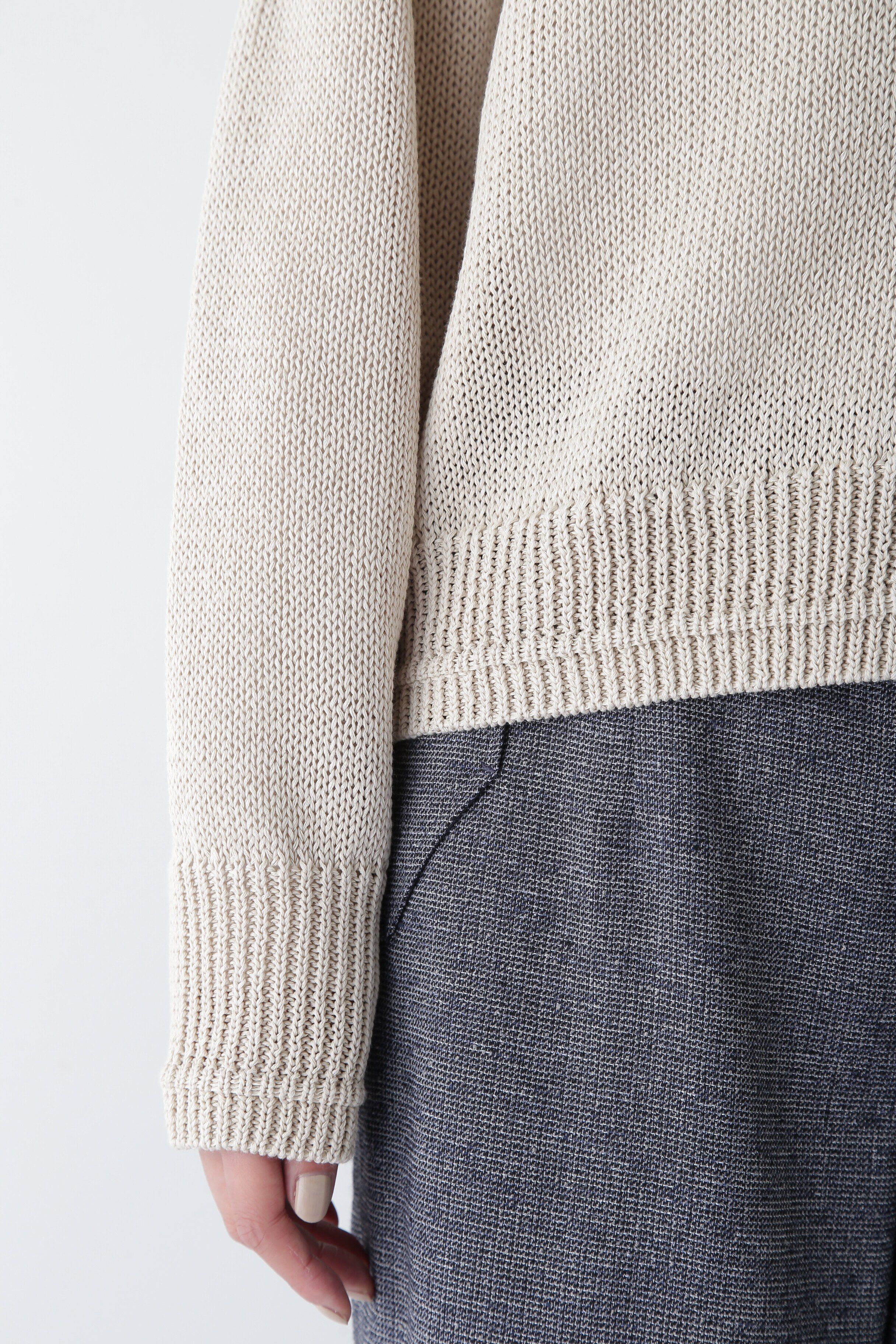  「◆【ウォッシャブル】ギマコットンＶネックカーディガン」|ニット・セーター|