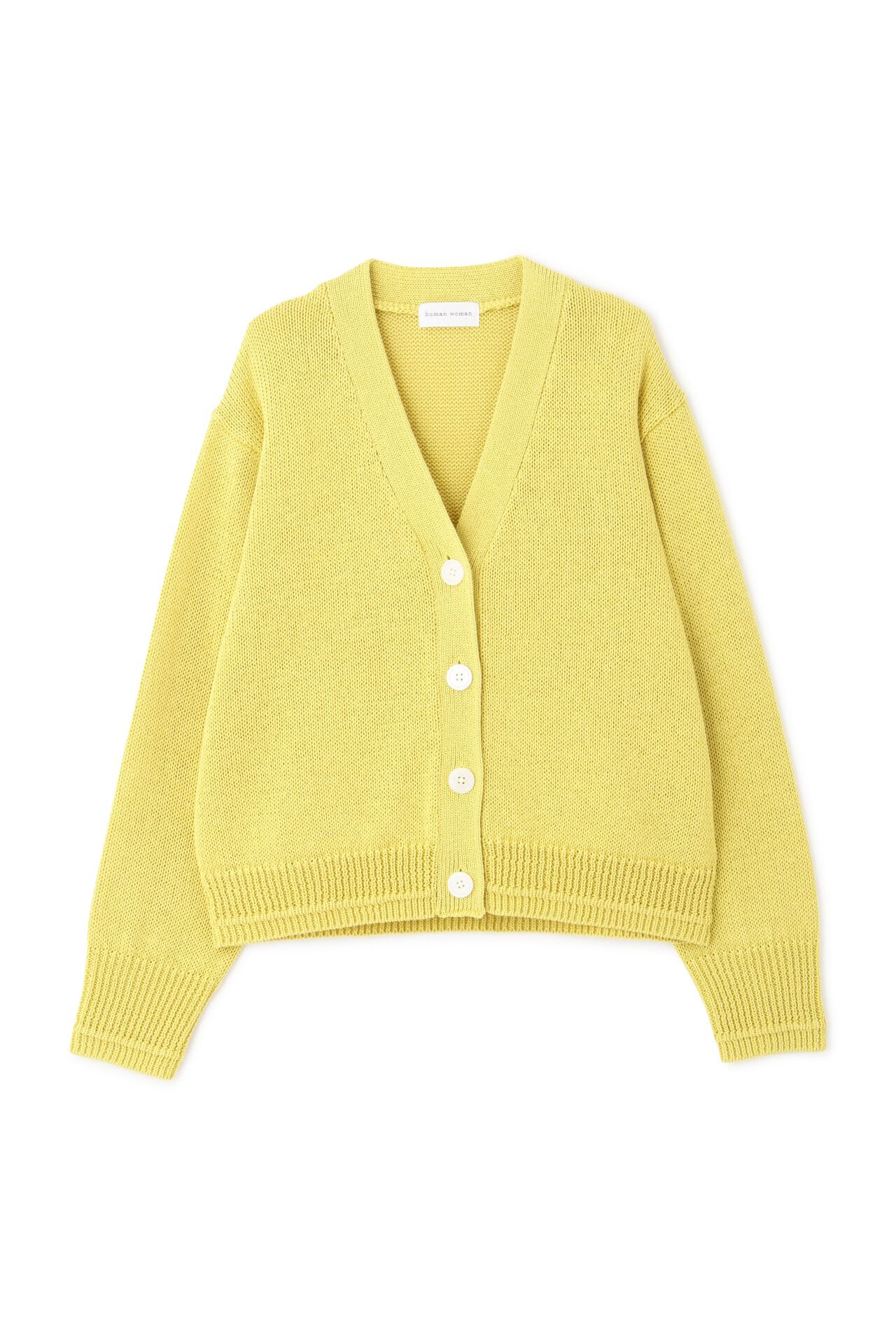  「◆【ウォッシャブル】ギマコットンＶネックカーディガン」|ニット・セーター|