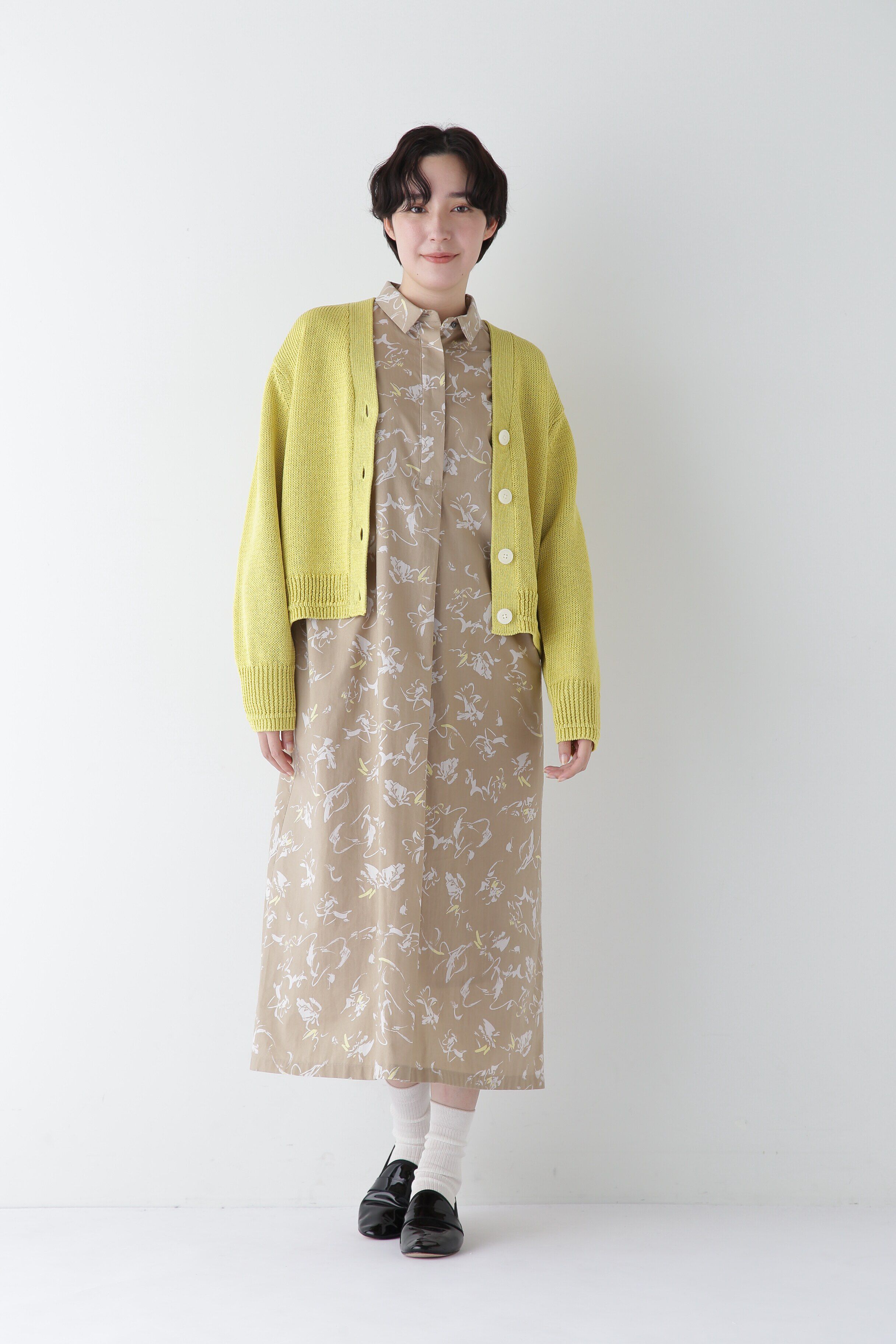  「◆【ウォッシャブル】ギマコットンＶネックカーディガン」|ニット・セーター|