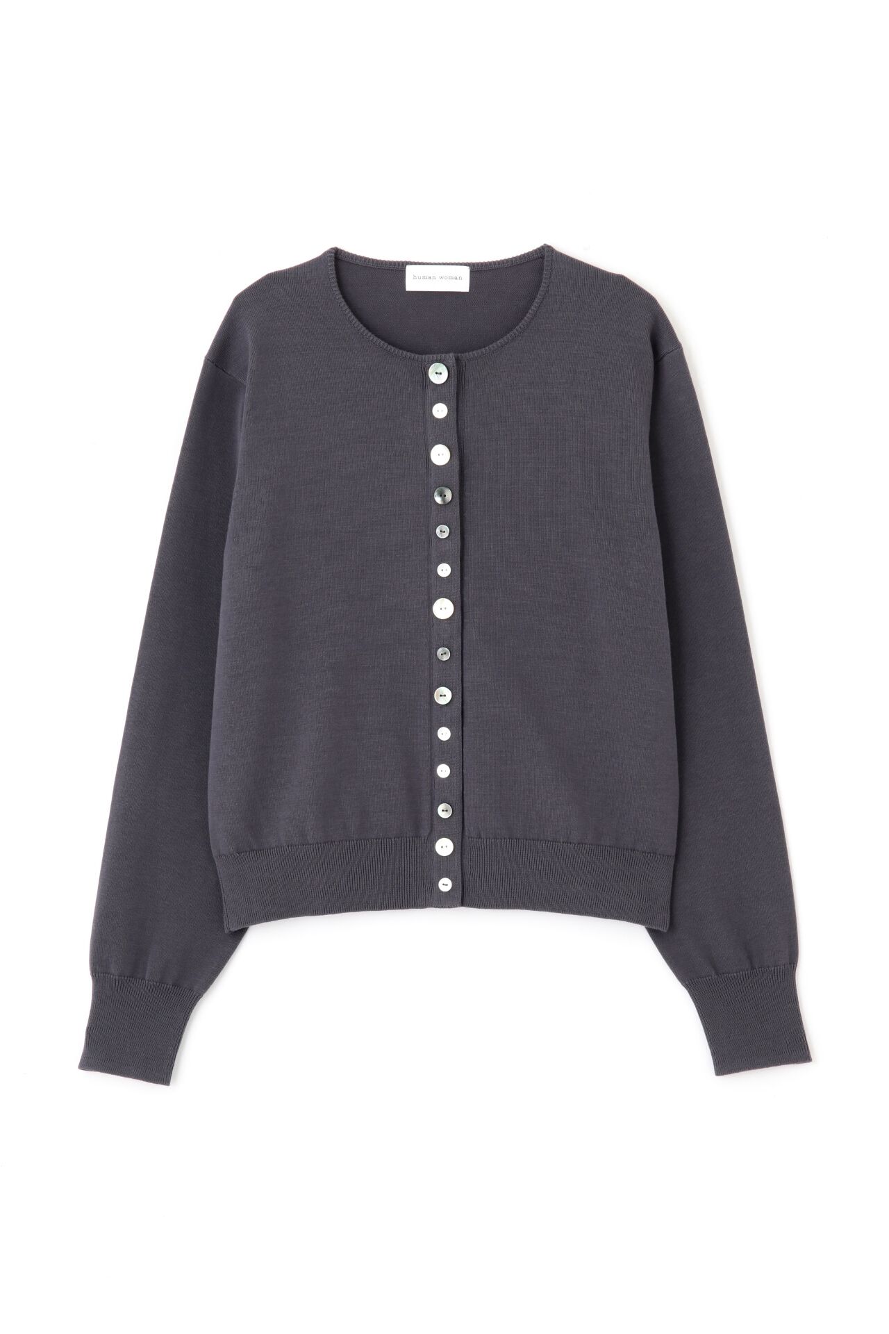  「◆【ウォッシャブル】オーガニックコットンマルチボタンカーディガン」|ニット・セーター|