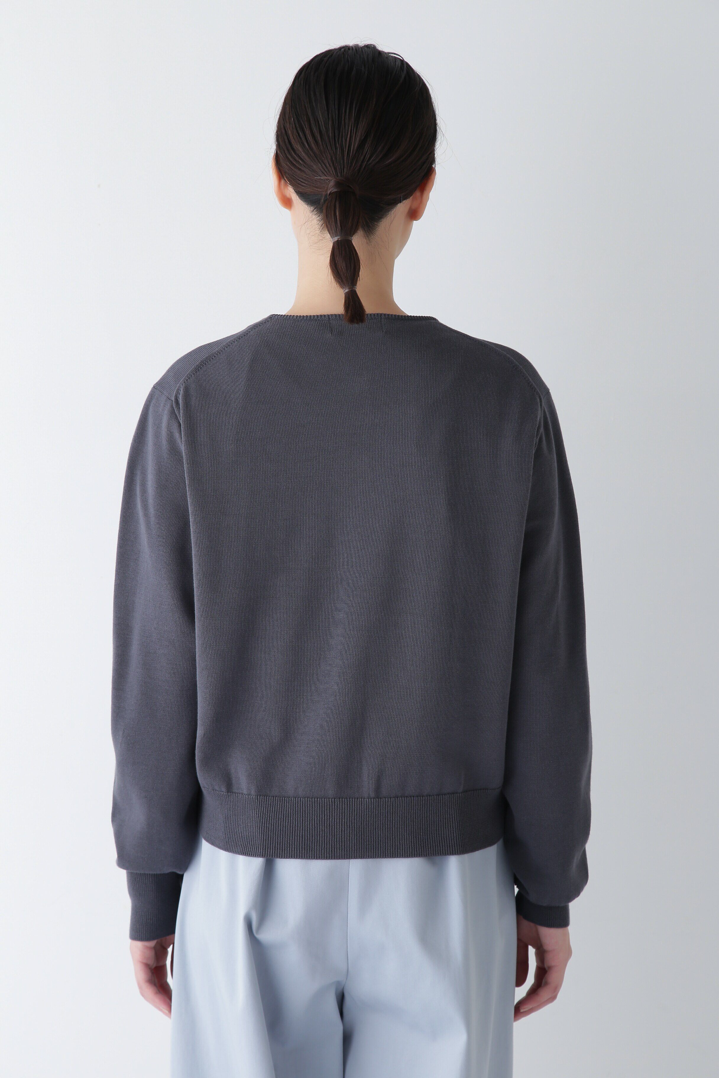  「◆【ウォッシャブル】オーガニックコットンマルチボタンカーディガン」|ニット・セーター|