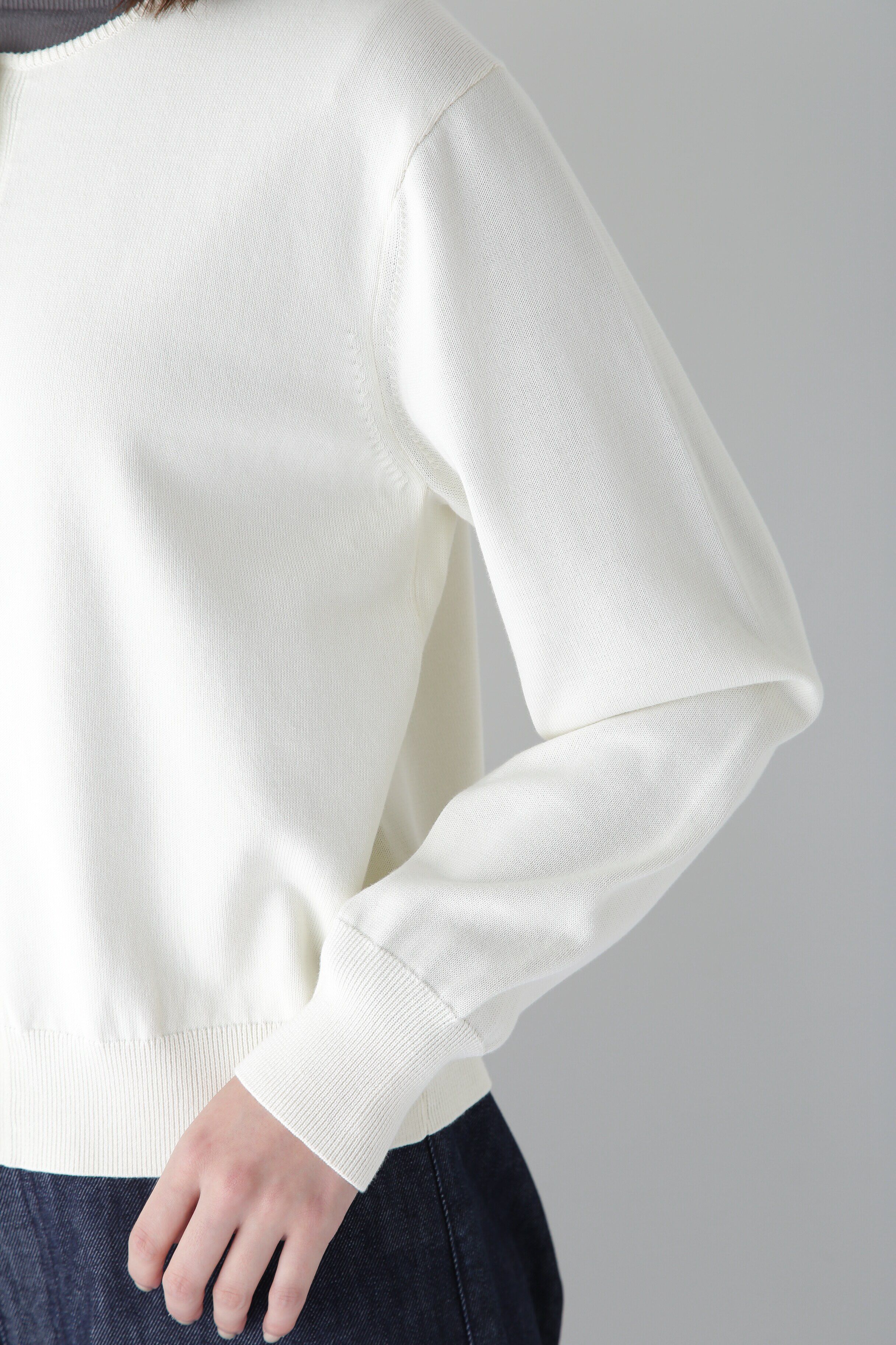  「◆【ウォッシャブル】オーガニックコットンマルチボタンカーディガン」|ニット・セーター|