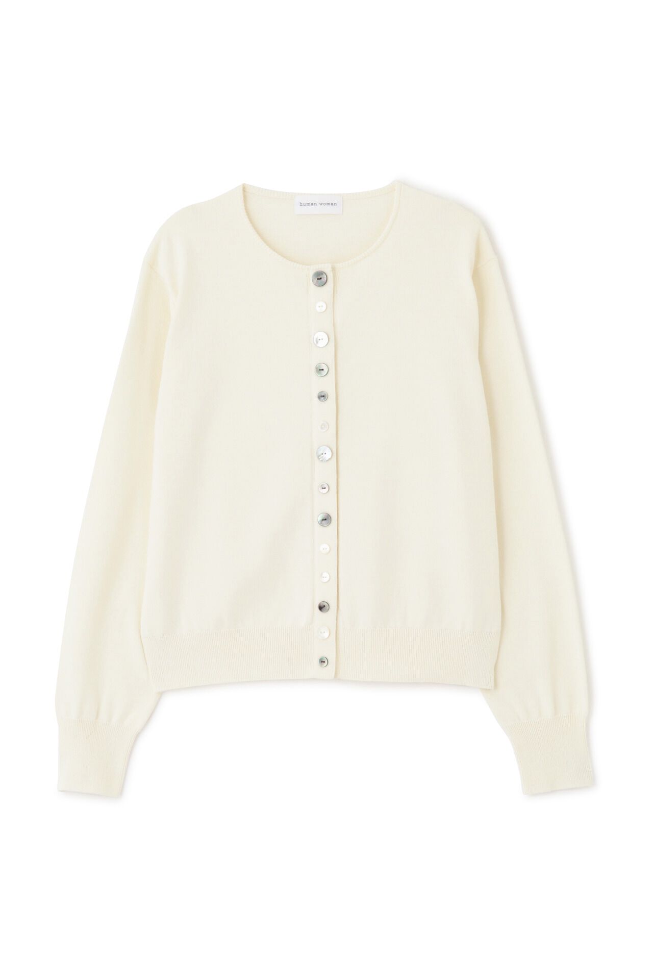  「◆【ウォッシャブル】オーガニックコットンマルチボタンカーディガン」|ニット・セーター|