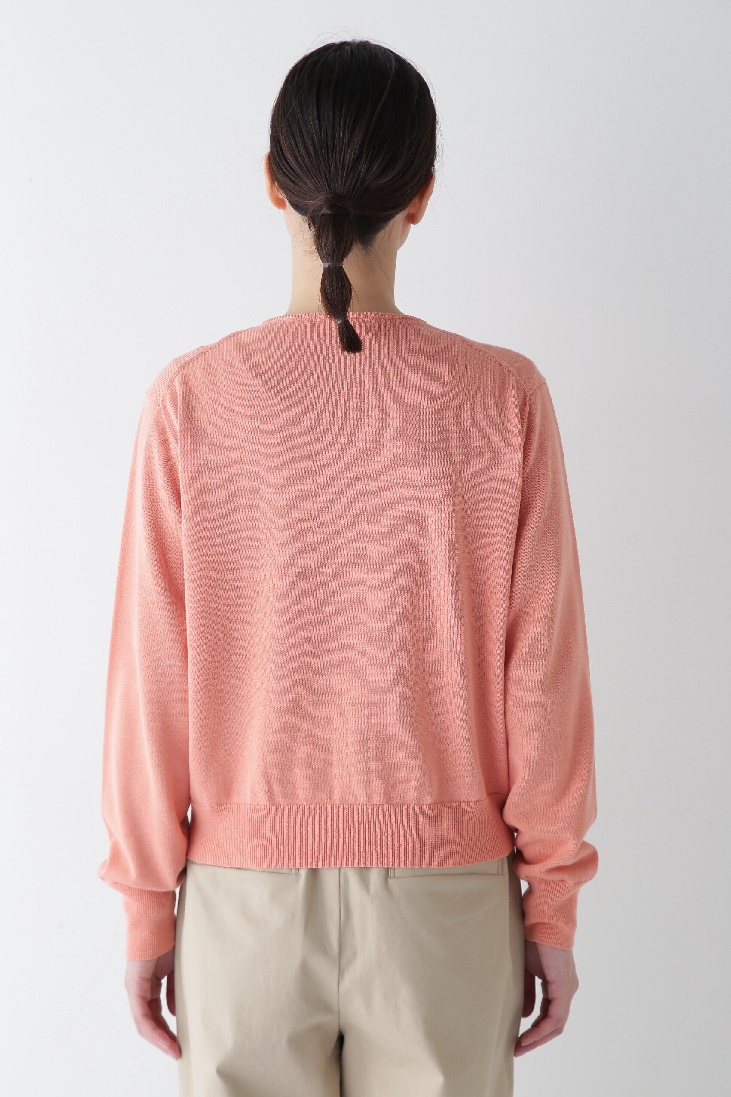  「◆【ウォッシャブル】オーガニックコットンマルチボタンカーディガン」|ニット・セーター|