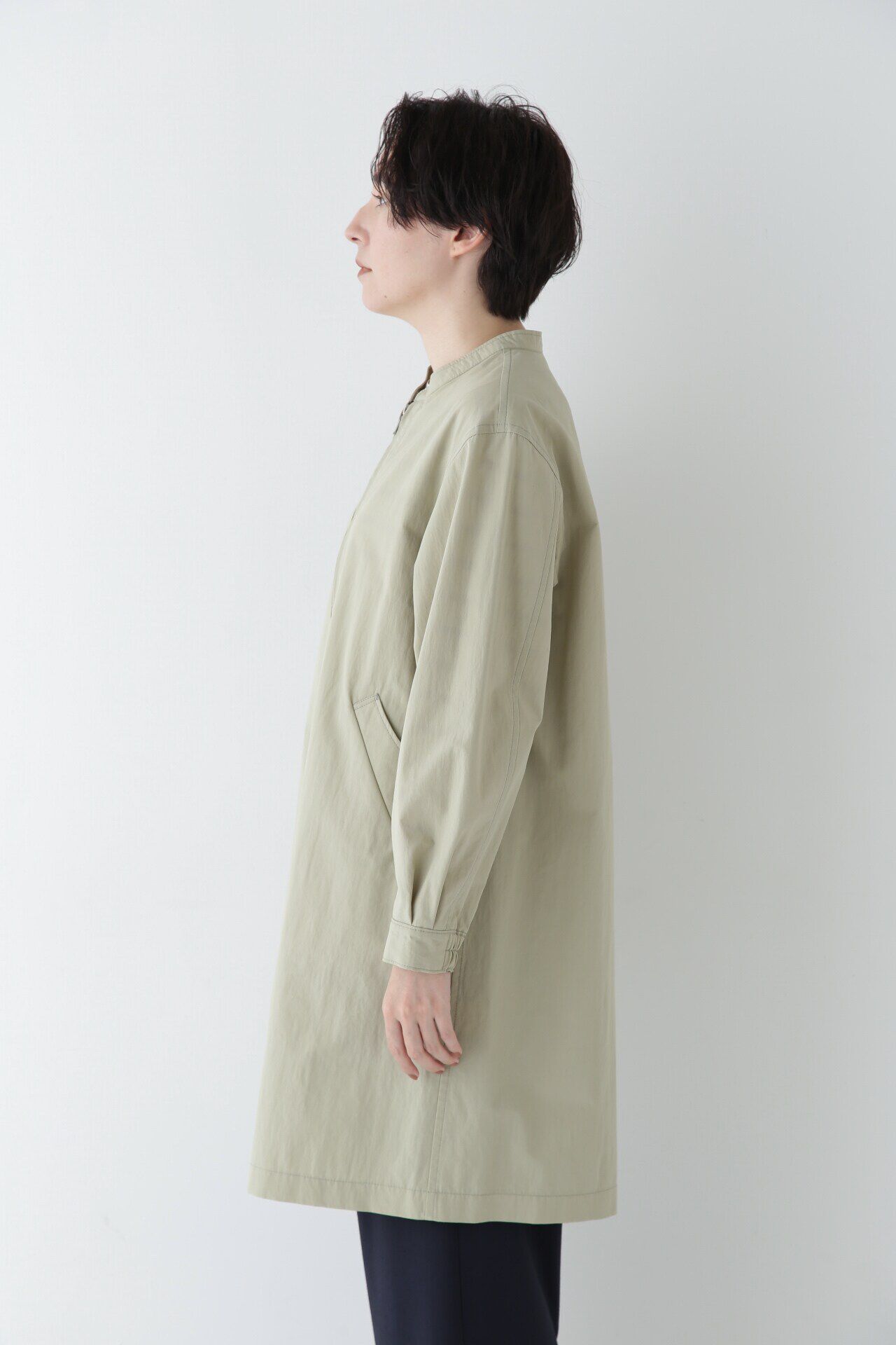  「◆コットンナイロンダンプスタンドカラーコート」|その他|