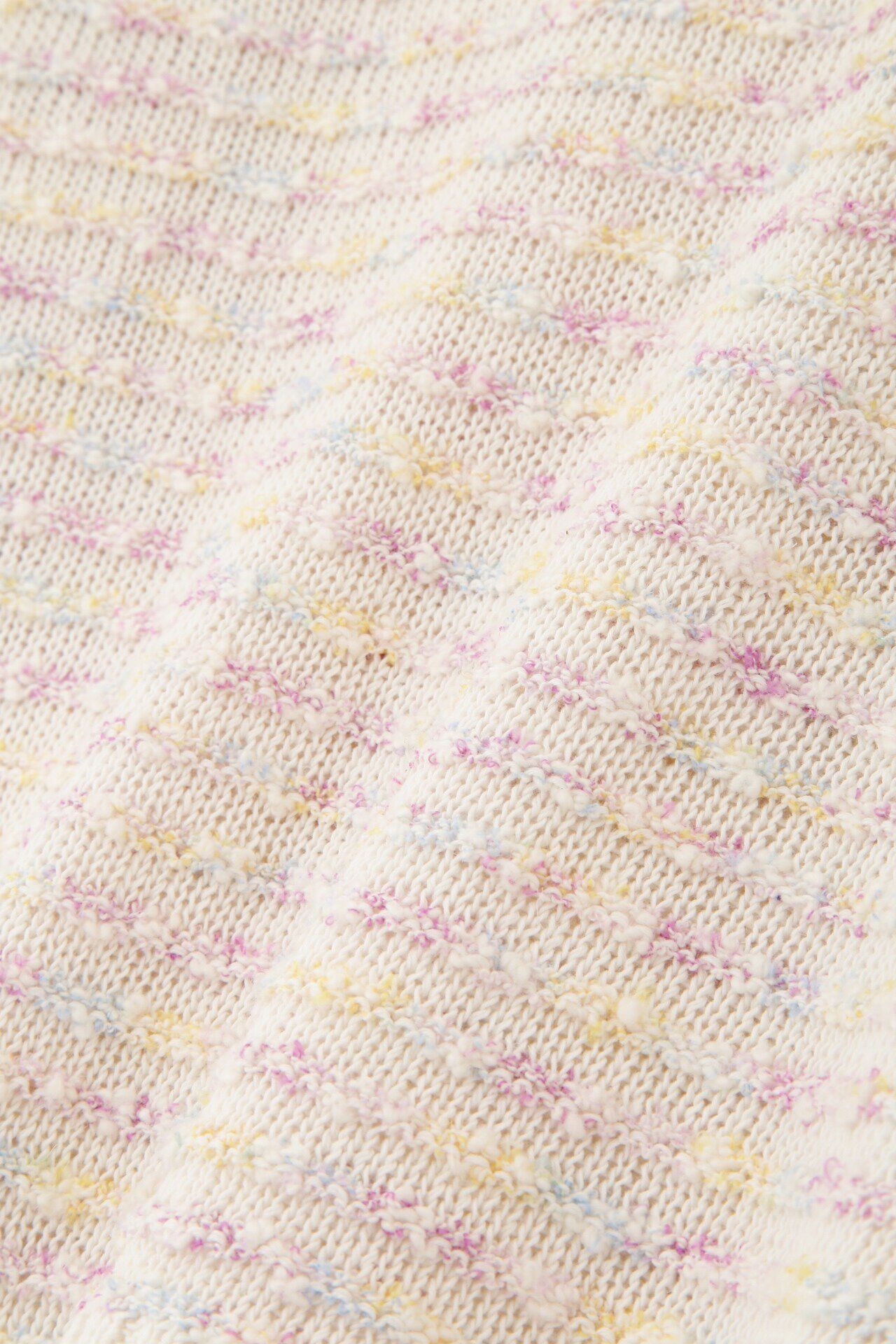  「◆【ウォッシャブル】MIXヤーンガーターボーダープルオーバー」|ニット・セーター|