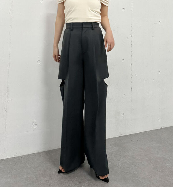 archives「ベルト付サイドカットスラックス」|その他|