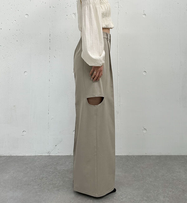 archives「ベルト付サイドカットスラックス」|その他|