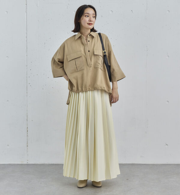 Doux archives「【セットアップ対応】スキッパードロストシャツ」|シャツ・ブラウス|