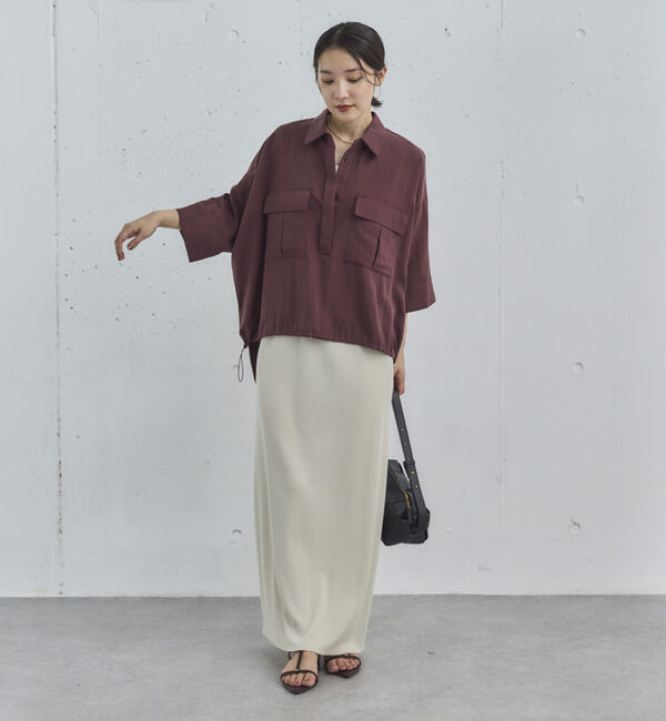 Doux archives「【セットアップ対応】スキッパードロストシャツ」|シャツ・ブラウス|
