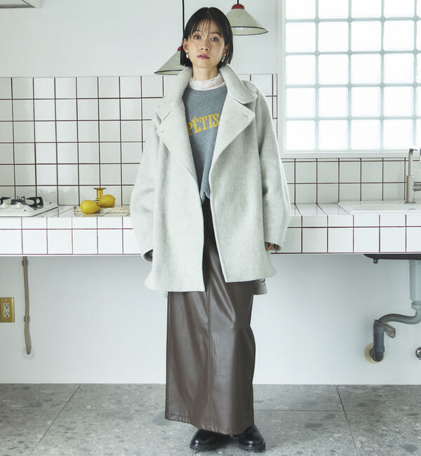 Doux archives「ドットチュールハイネックプルオーバー」|Tシャツ・カットソー|