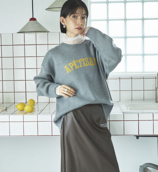 Doux archives「ドットチュールハイネックプルオーバー」|Tシャツ・カットソー|