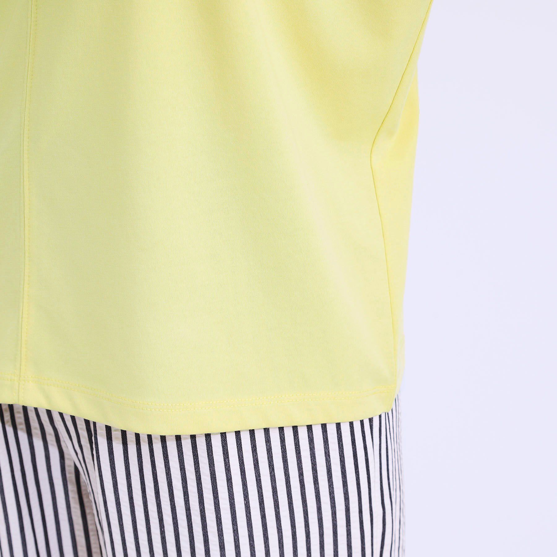 SHOO･LA･RUE「【S-LL/ひんやり/UV/プチプラ】お袖タックで好印象 デザインTシャツ」|Tシャツ・カットソー|