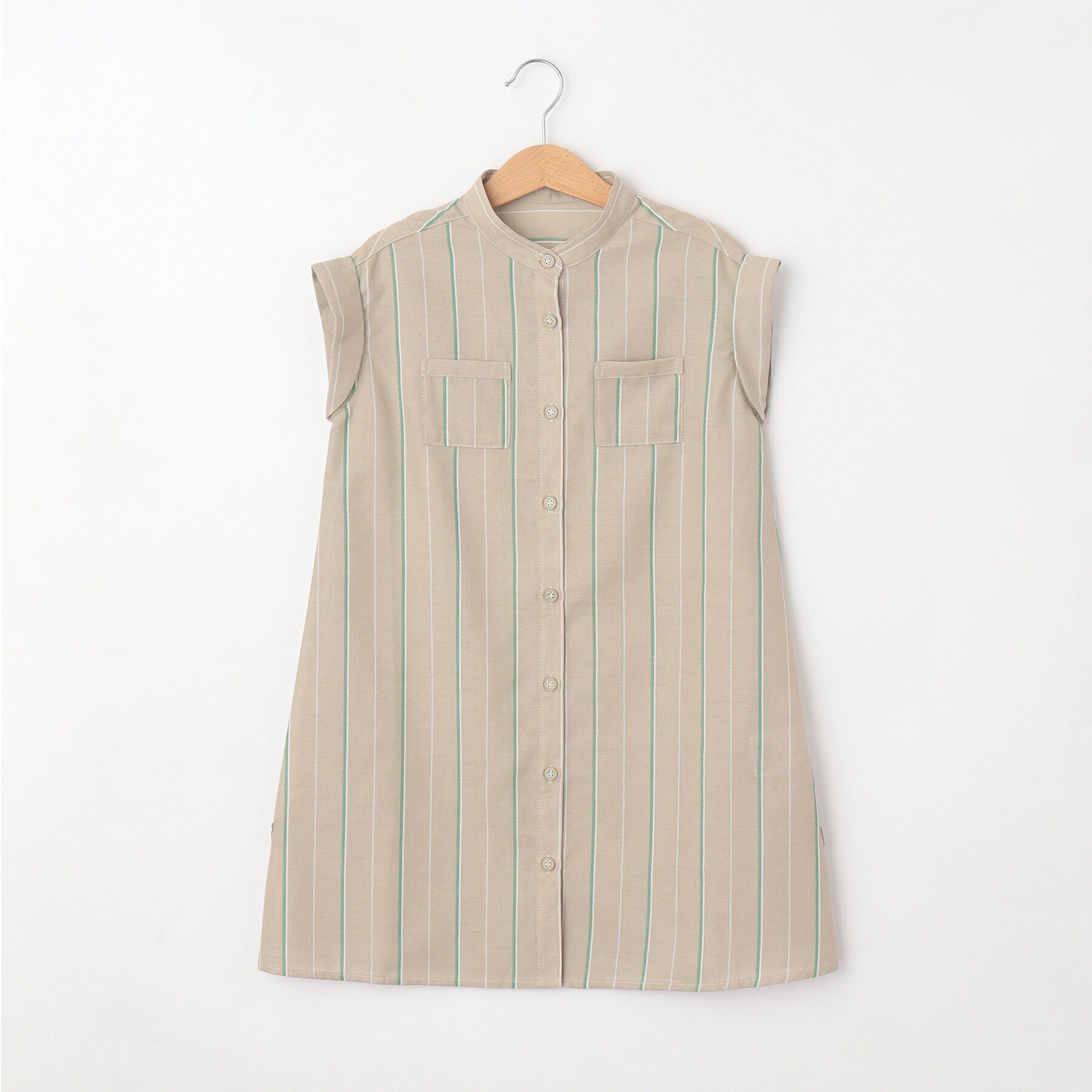 Dessin「【リンクコーデ】チェック柄シャツワンピース」|ワンピース|ライトベージュ(35