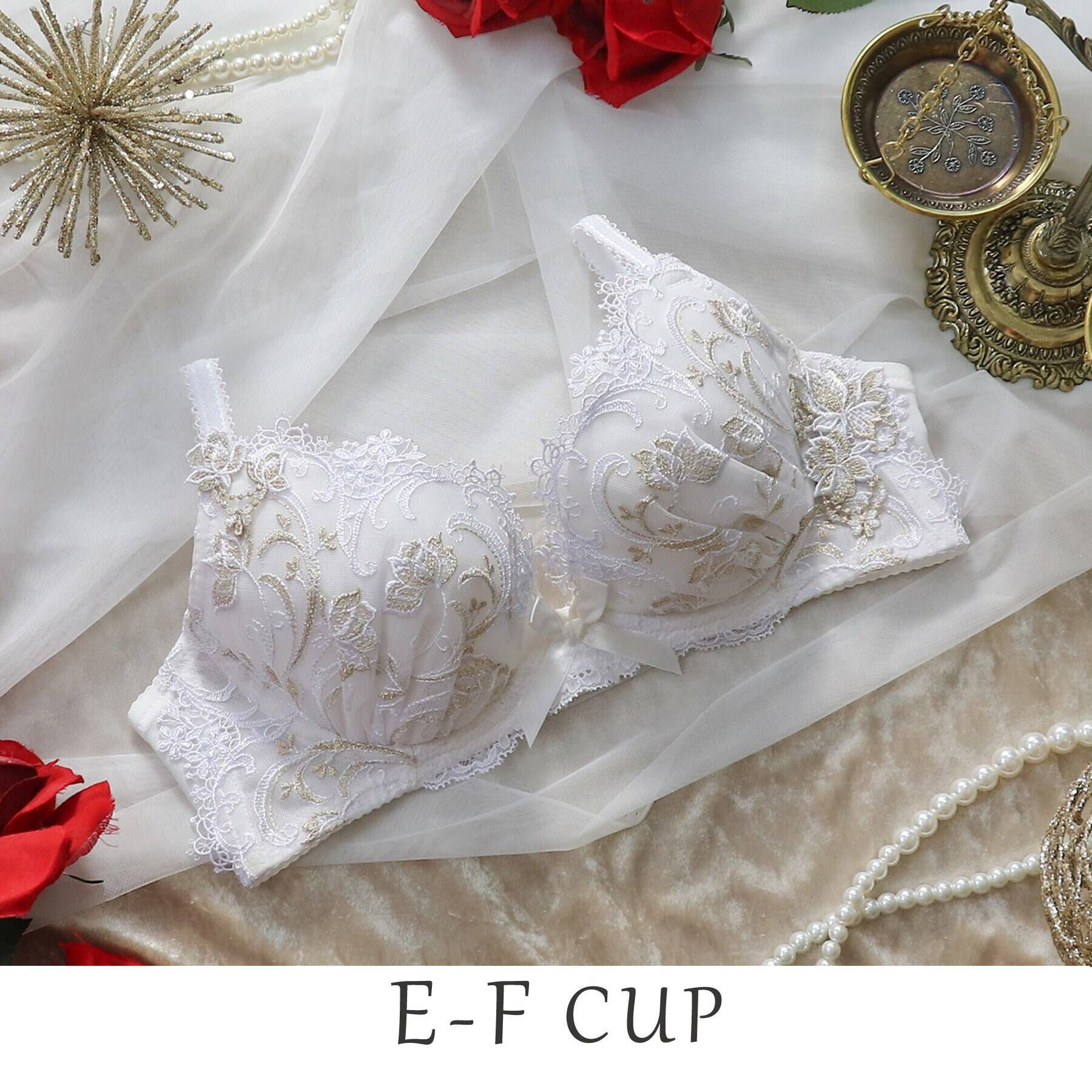 Risa Magli「フラフィー ブラジャー」|インナー|ホワイト(001)