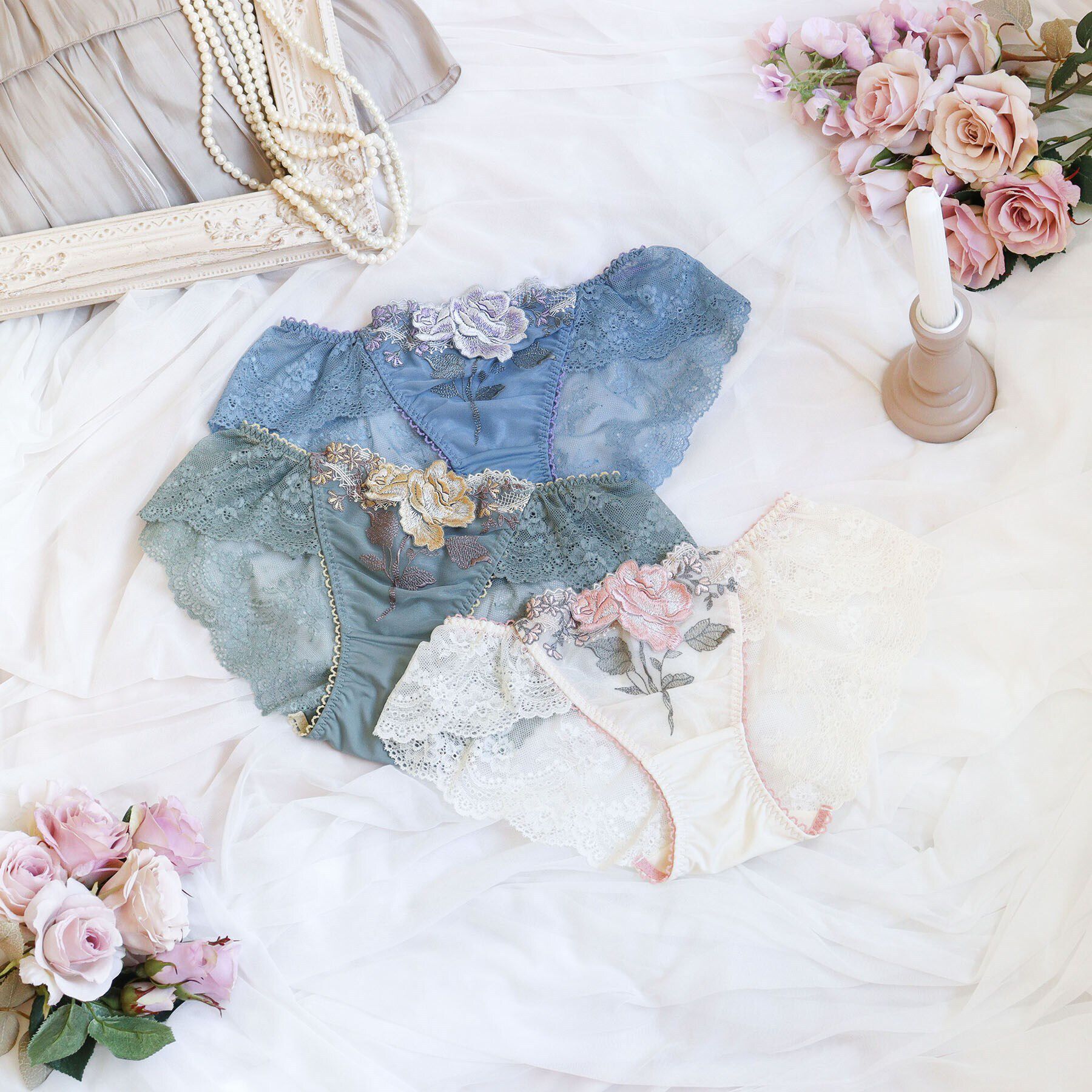 Risa Magli「フロリーナ レースショーツ」|インナー|