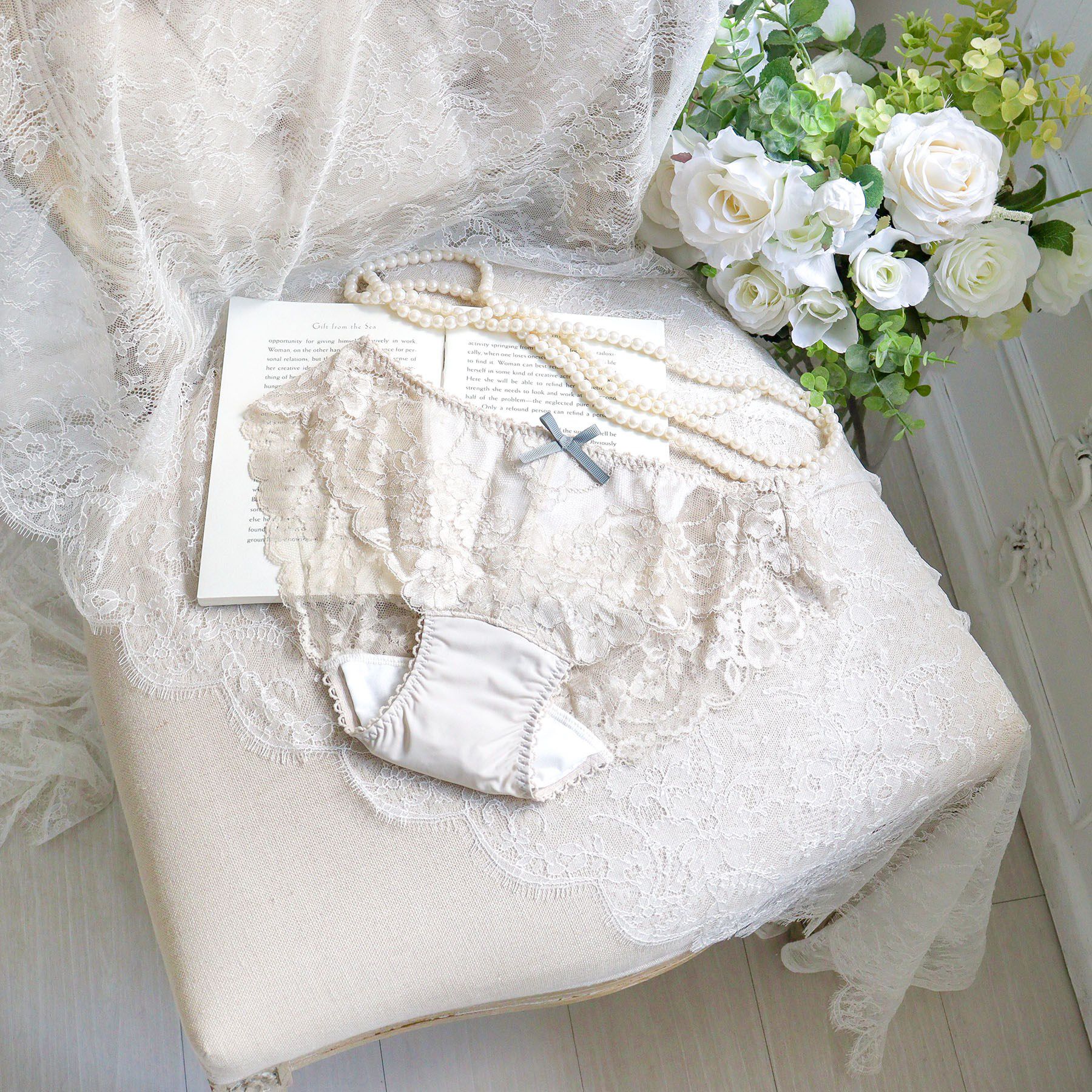 Risa Magli「ノーラ サニタリーショーツ」|インナー|グレージュ(050)