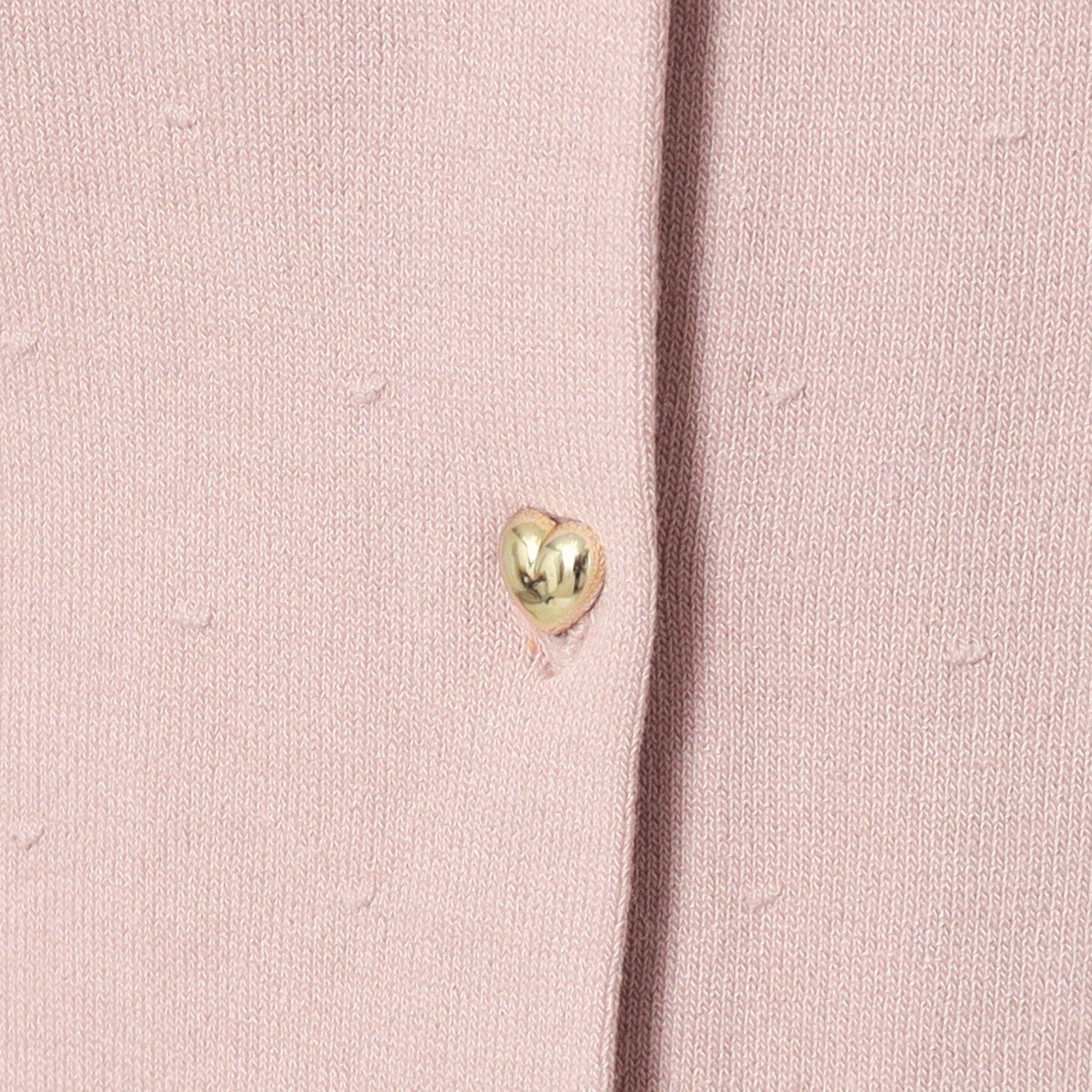 ITS&rsquo;DEMO「【手洗い可／アンチピリング】ハートボタンドットカーデ」|カーディガン|