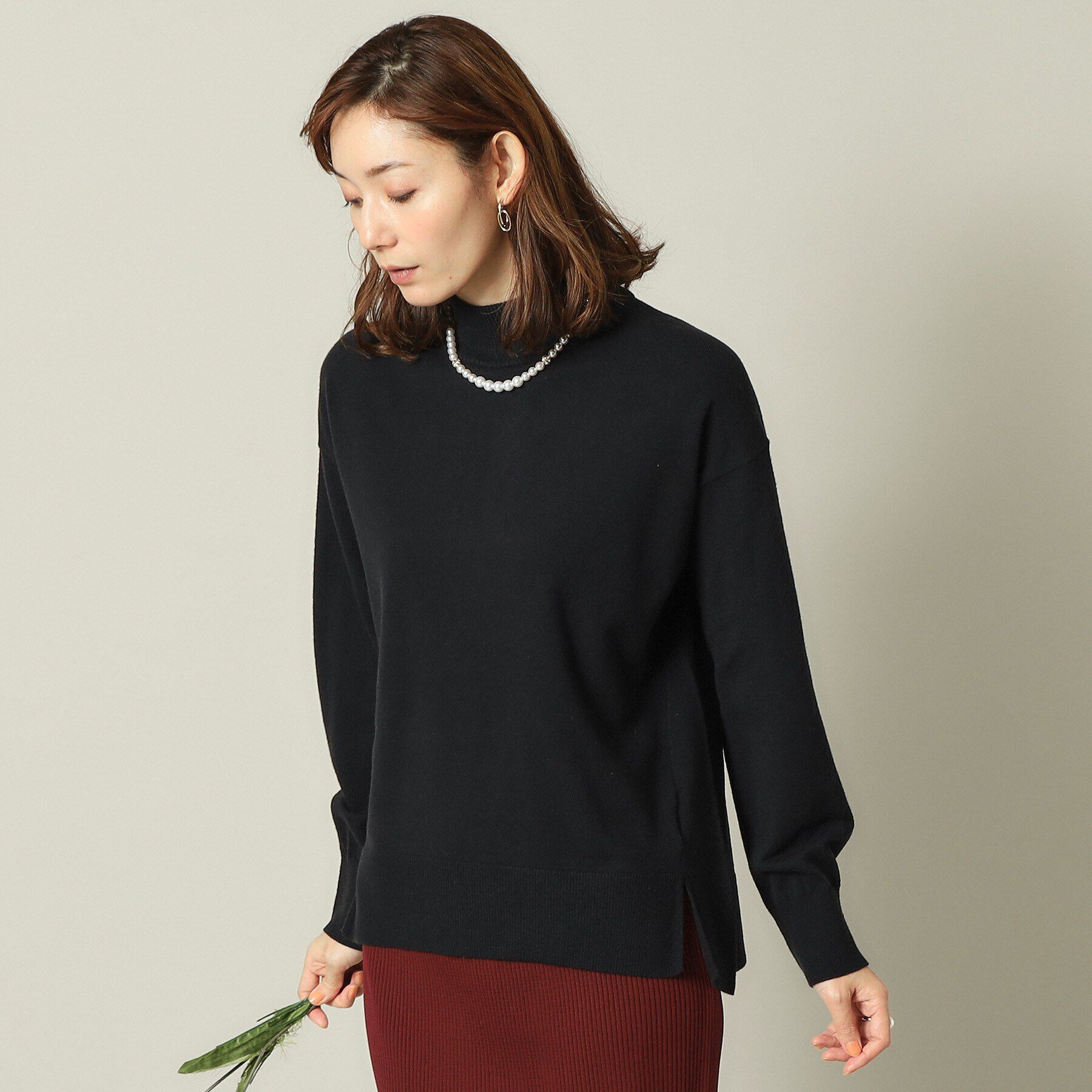 ITS&rsquo;DEMO「【手洗い可】ハイネックニット」|ニット・セーター|