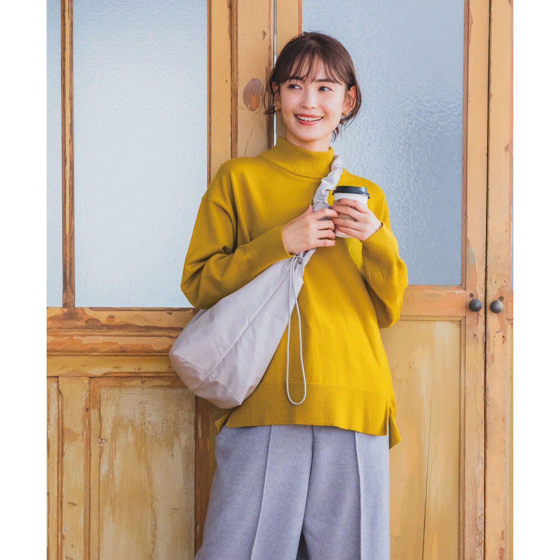 ITS&rsquo;DEMO「【手洗い可】ハイネックニット」|ニット・セーター|