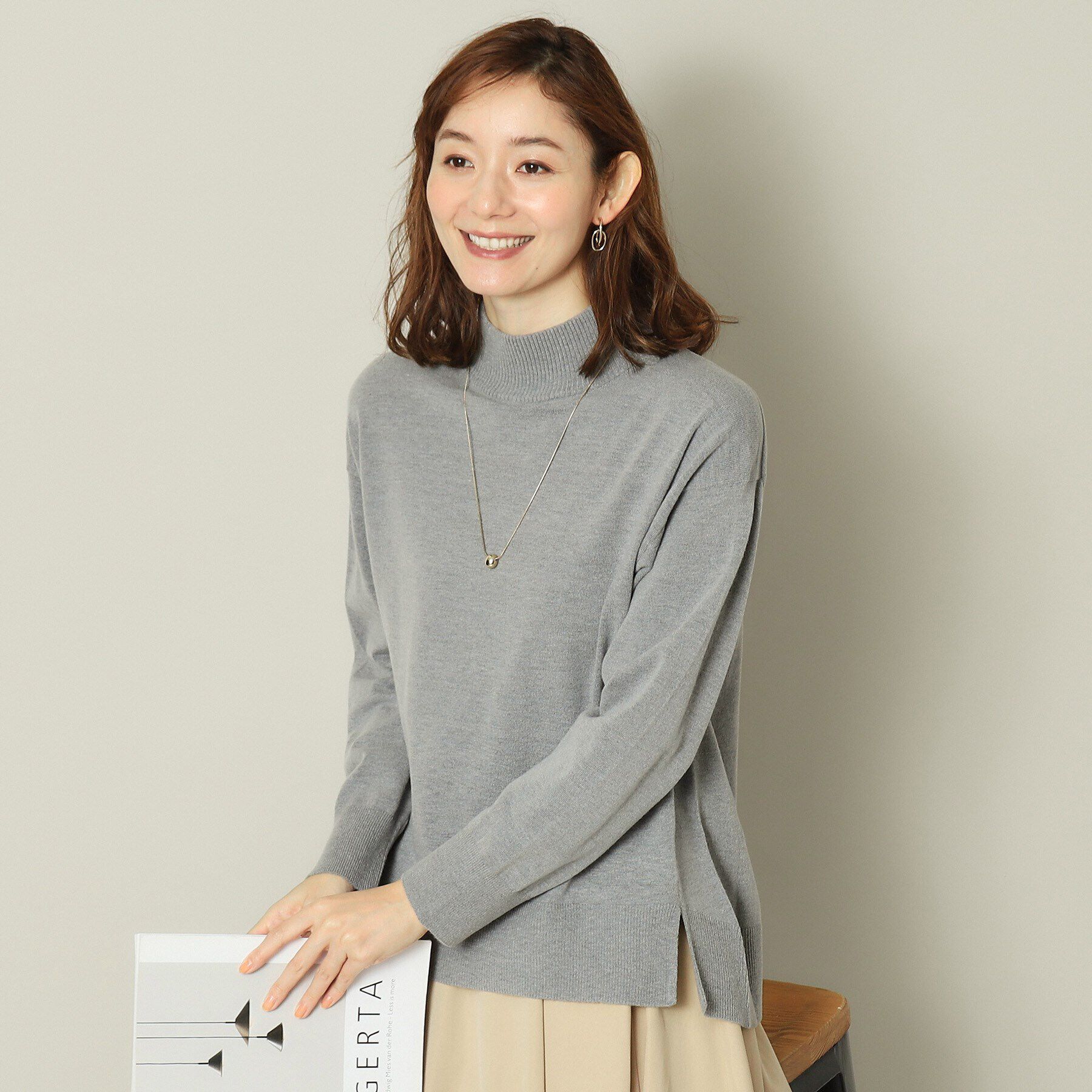 ITS&rsquo;DEMO「【手洗い可】ハイネックニット」|ニット・セーター|