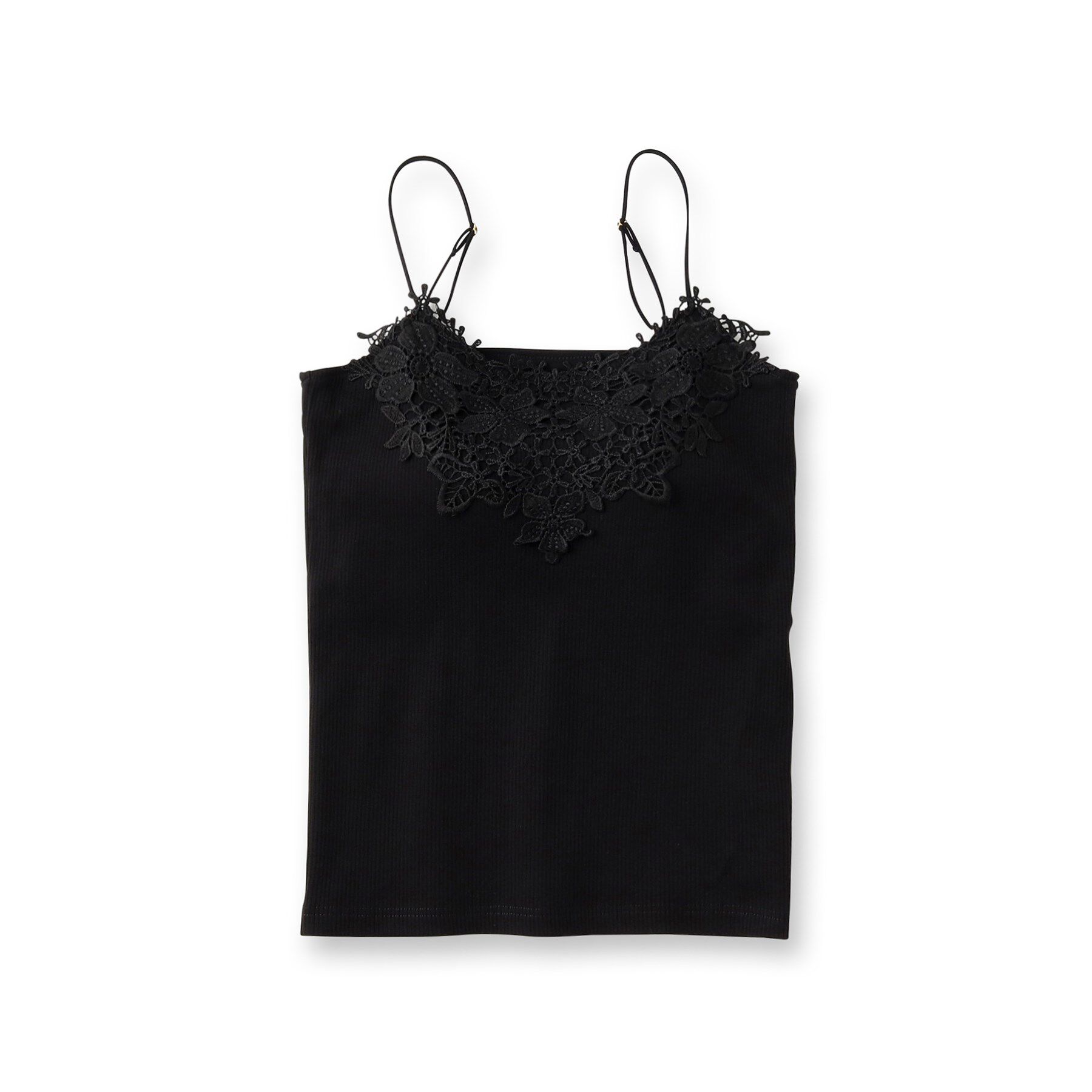 ITS&rsquo;DEMO「【洗濯機OK】レース付きカップインナー」|キャミソール|