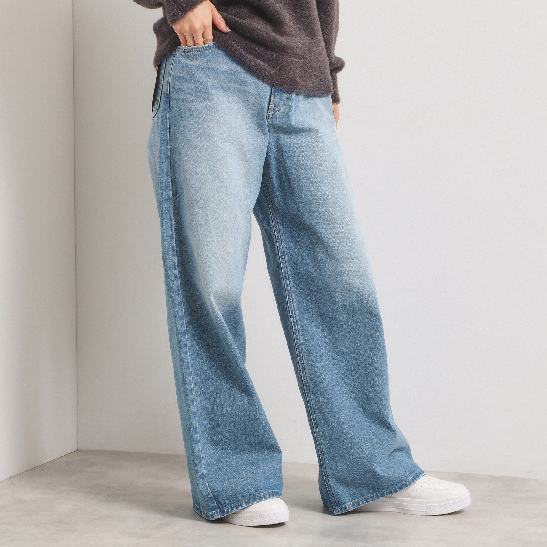 ITS&rsquo;DEMO「Lee Babe ワイドジーンズ」|デニム|