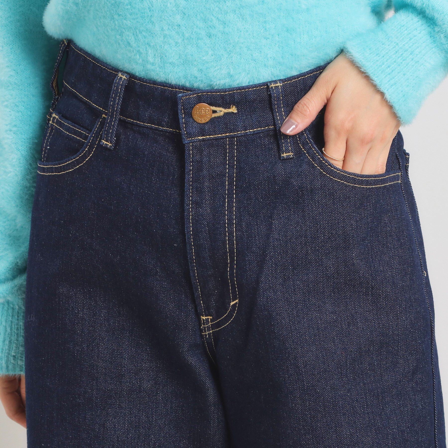 ITS&rsquo;DEMO「Lee Babe ワイドジーンズ」|デニム|