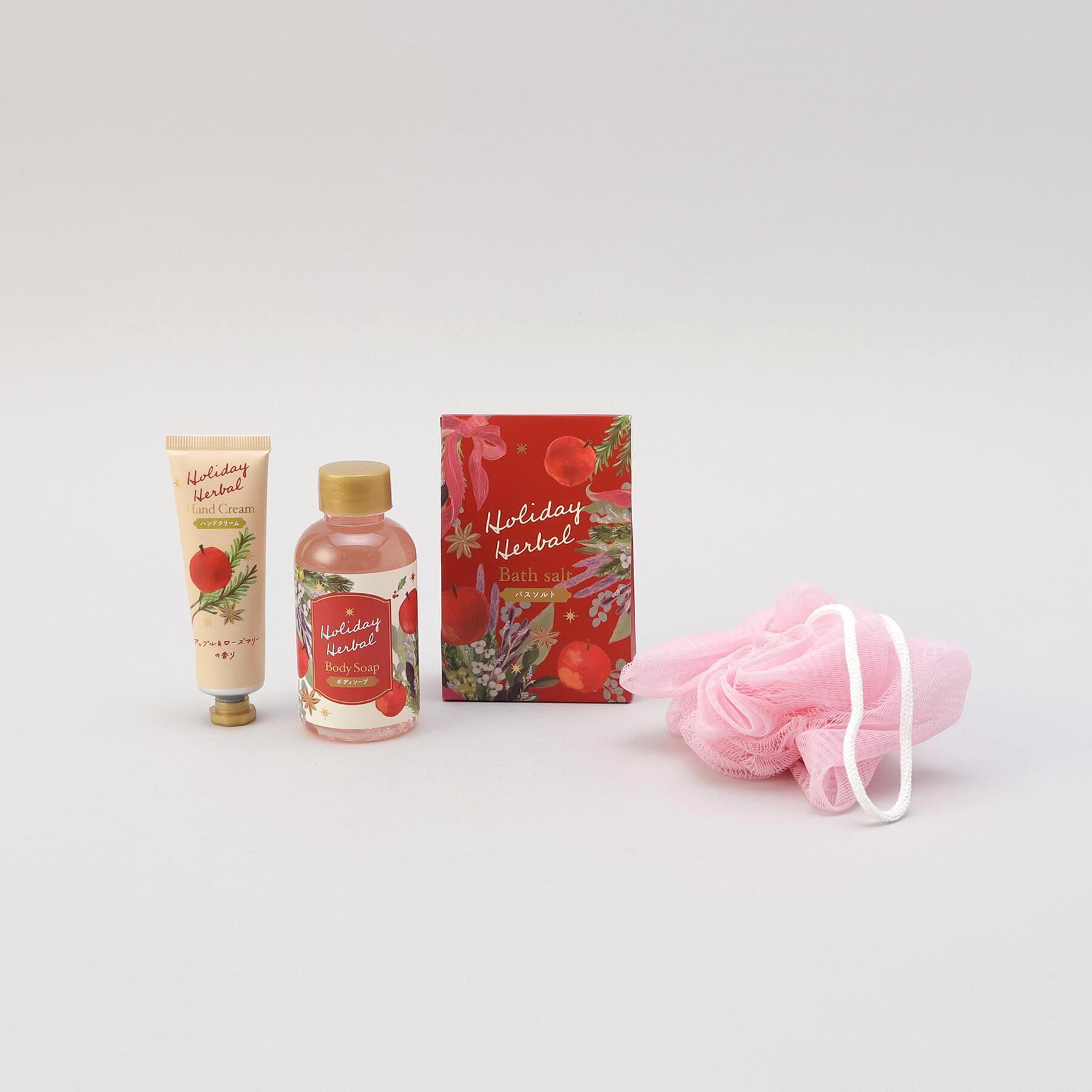 212 KITCHEN STORE「ホリデーハーバル ボディケアセット アップル＆ローズマリー RD」|マッサージ・ボディスクラブ|