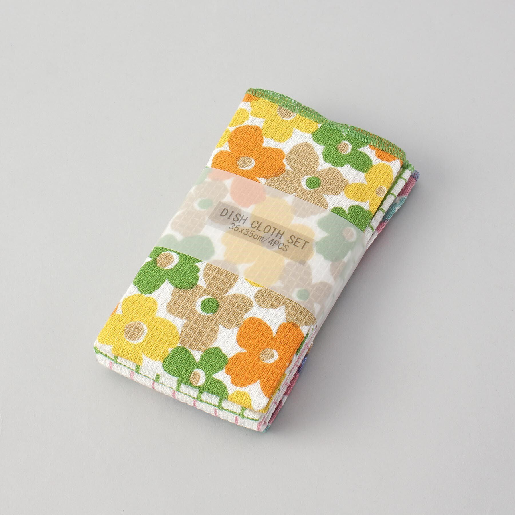 212 KITCHEN STORE「ディッシュクロス 4PCSセット FLOWER」|食器・キッチングッズ|