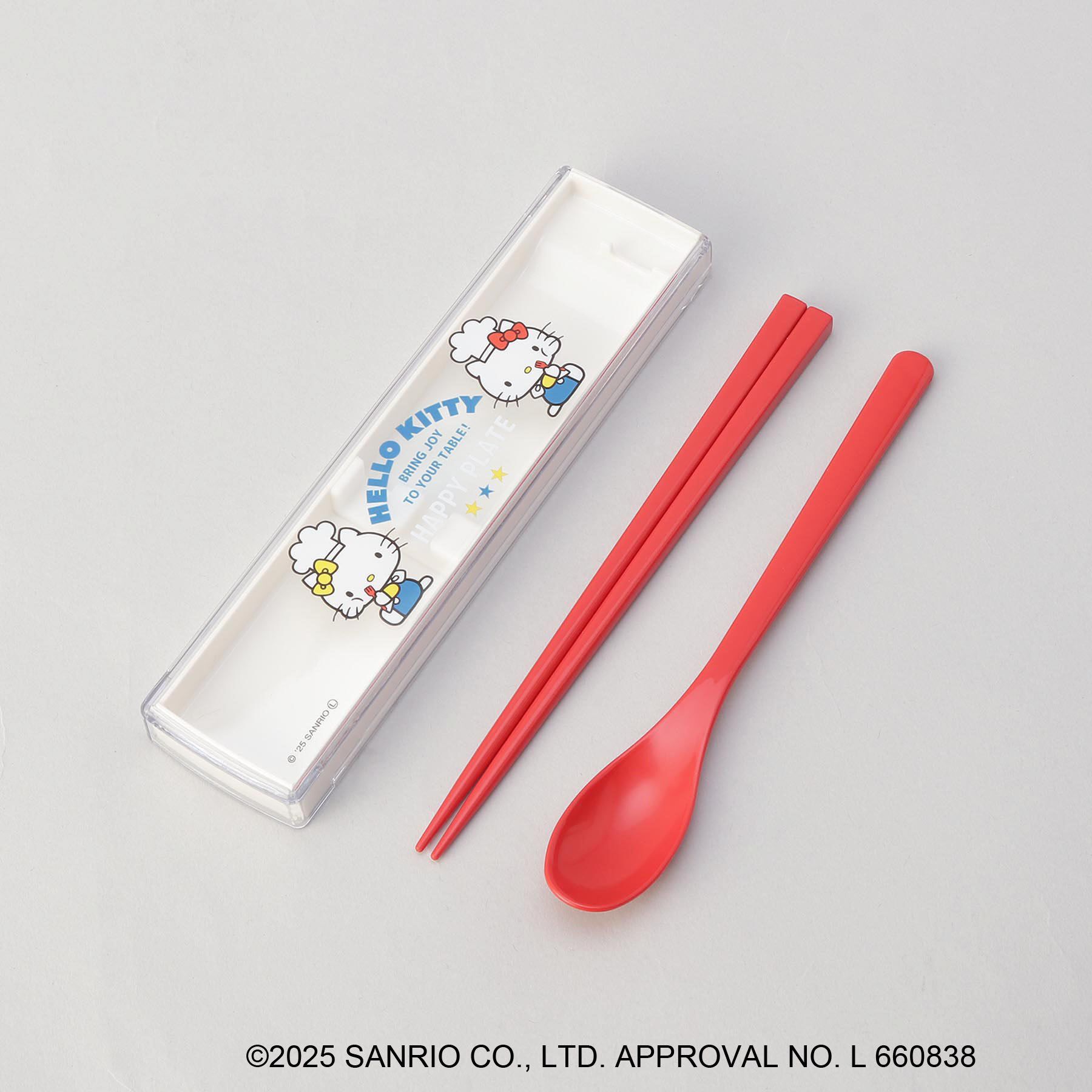 212 KITCHEN STORE「引きフタ箸スプーンセットHP RD ＜HELLO KITTY ハローキティ＞」|その他|その他