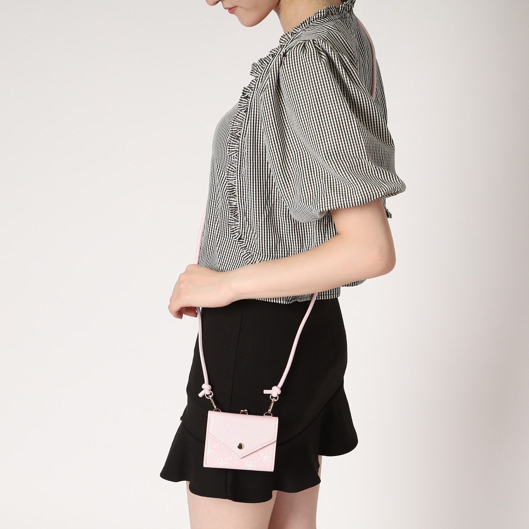 Ober Tashe「合皮ミニ財布ショルダー」|財布|