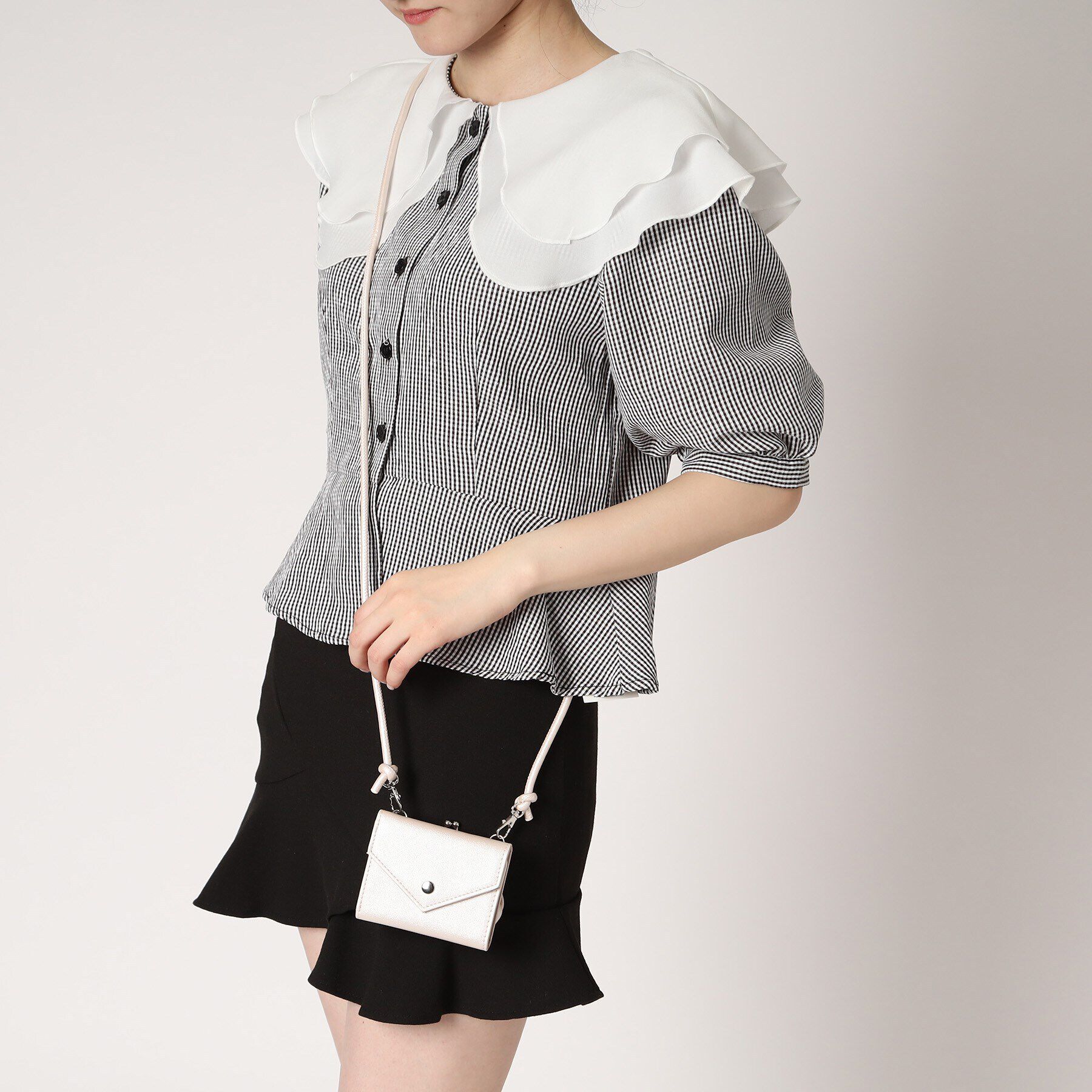 Ober Tashe「合皮ミニ財布ショルダー」|財布|