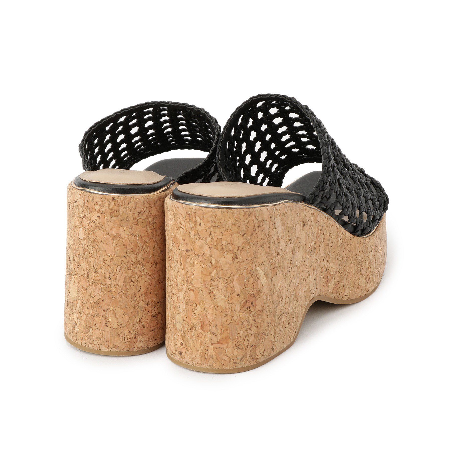 ESPERANZA「マクラメ編みウェッジミュール」|サンダル|