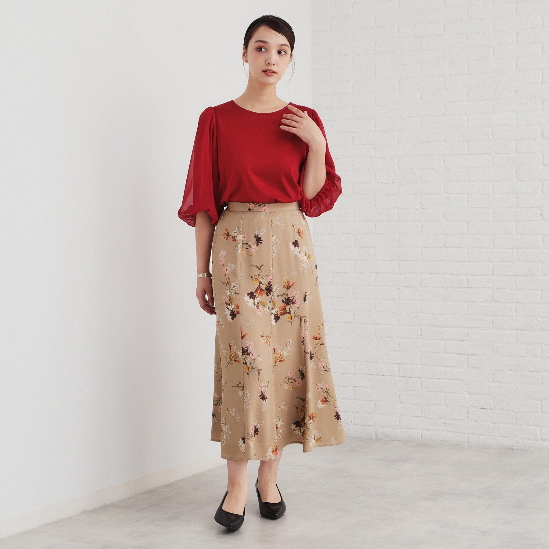 SunaUna「【&yours project／美シルエット】マーメイドスカート」|スカート|