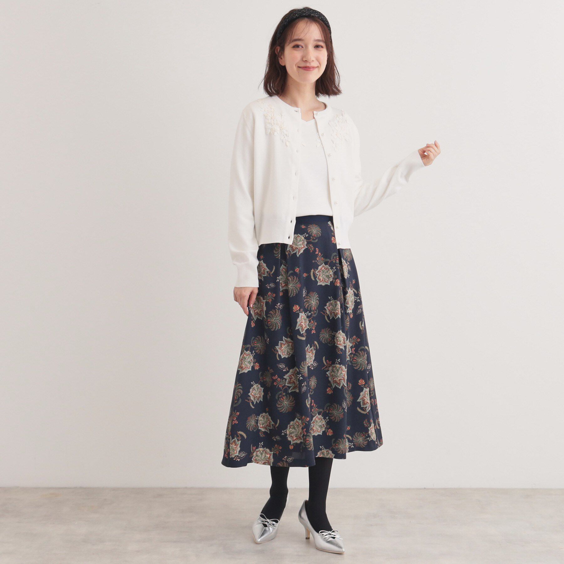 SunaUna「【＆yours project／オリエンタルプリント】フレアスカート」|スカート|