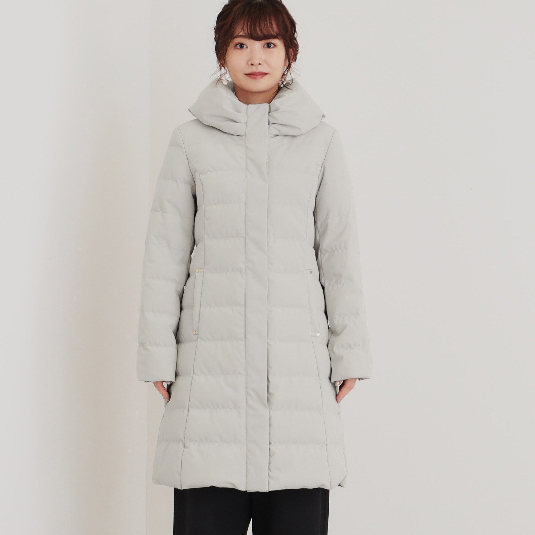 SunaUna「【ストレッチ／3色展開】ロングダウン」|ダウン|