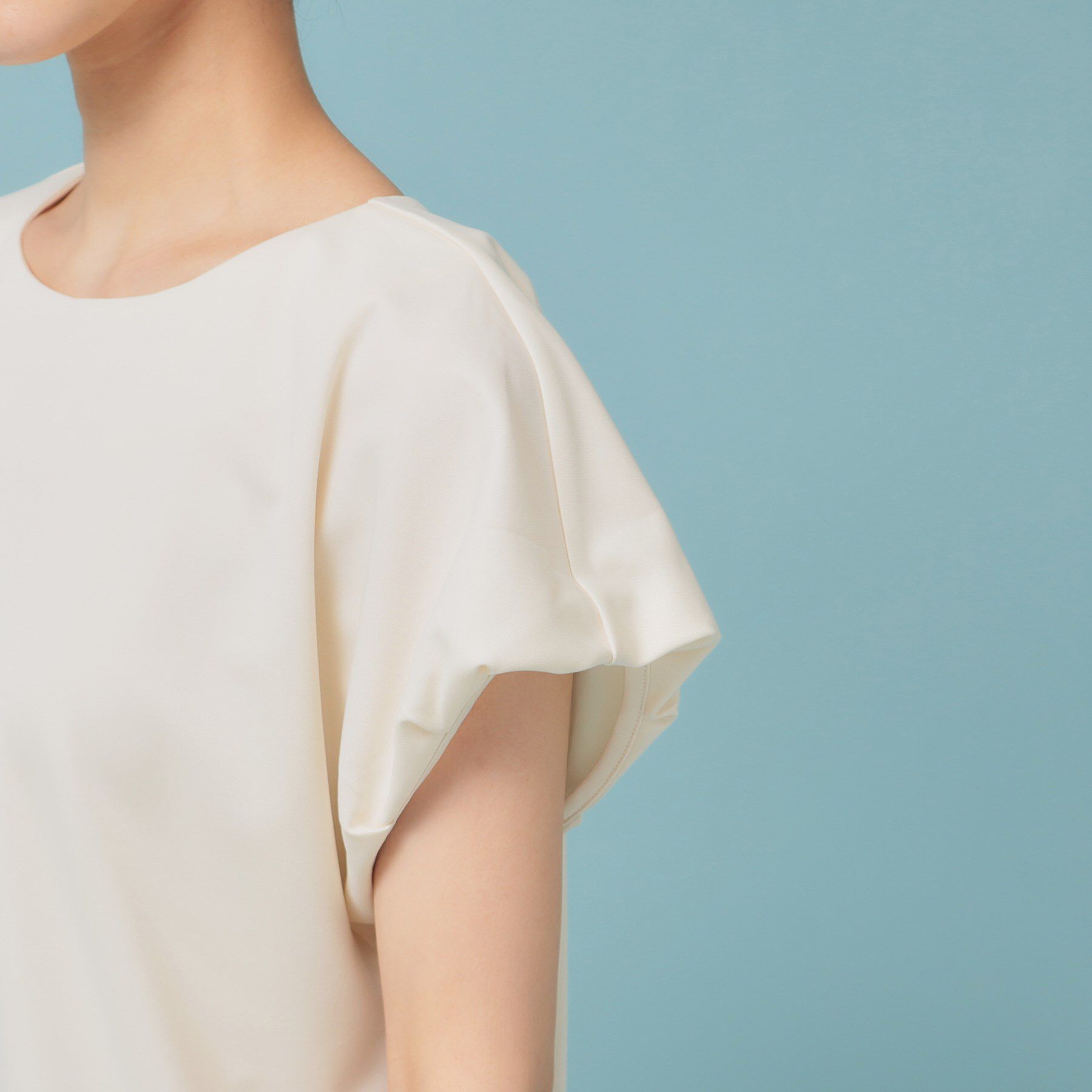 SunaUna「【ドロスト使い】ギャザートップス」|Tシャツ・カットソー|