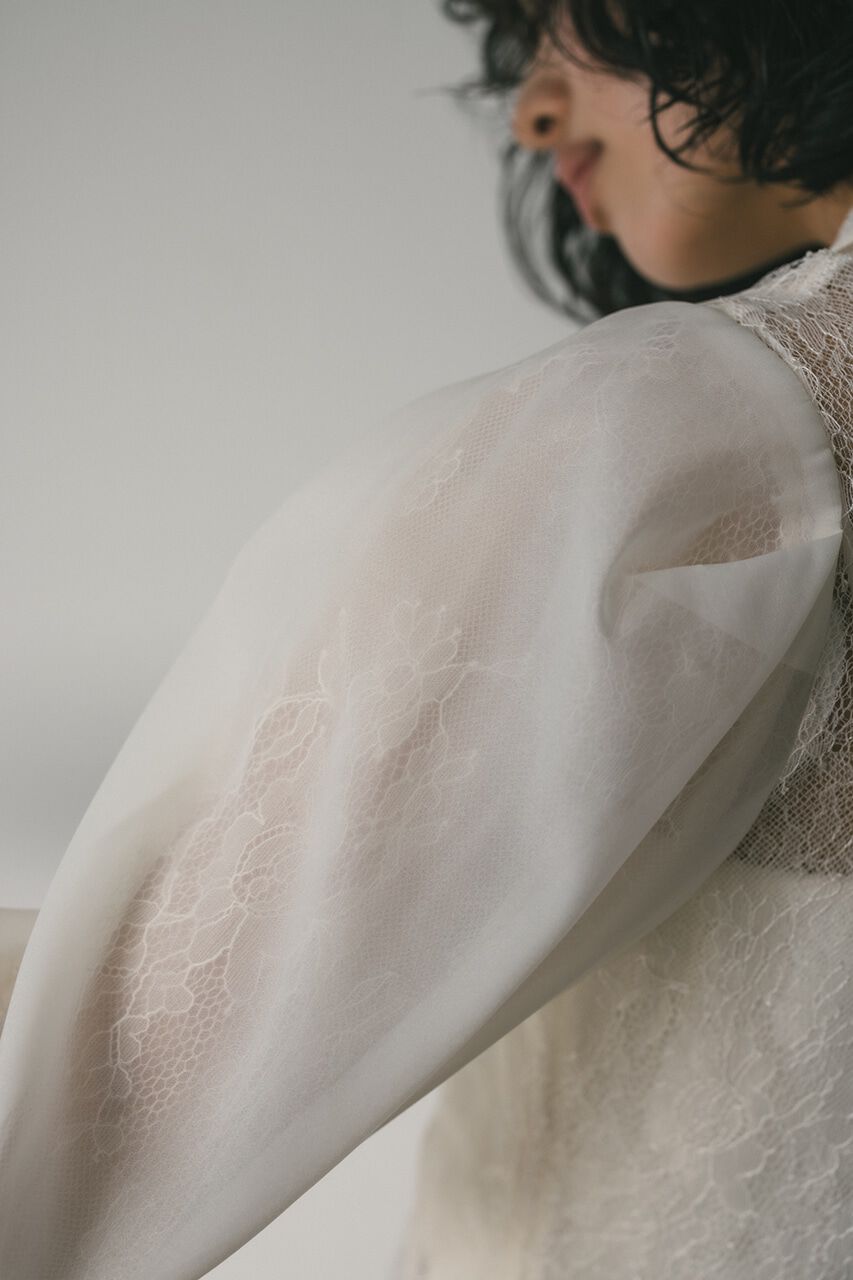 STYLEMIXER「レースレイヤーシャツ」|シャツ・ブラウス|