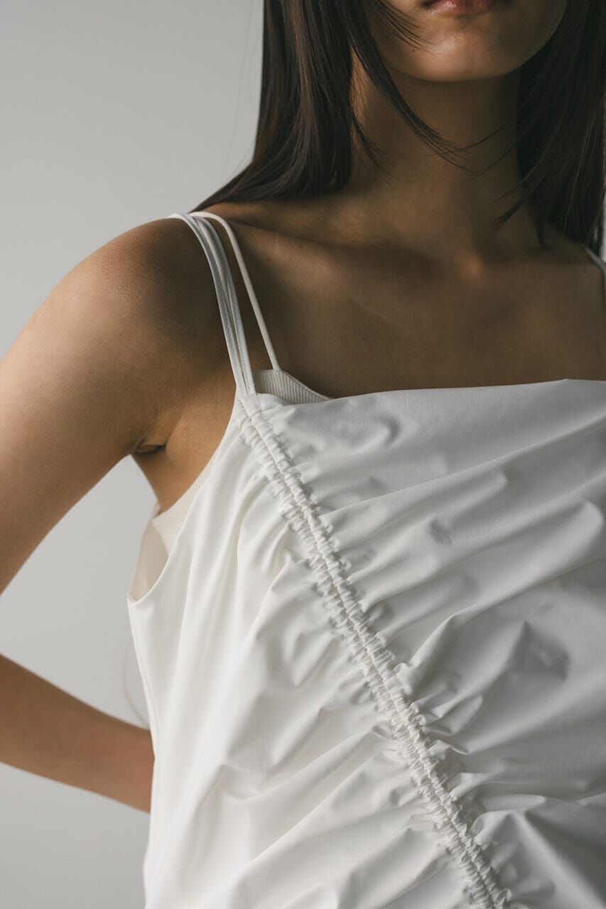 STYLEMIXER「シャーリングレイヤーワンピース」|ワンピース|