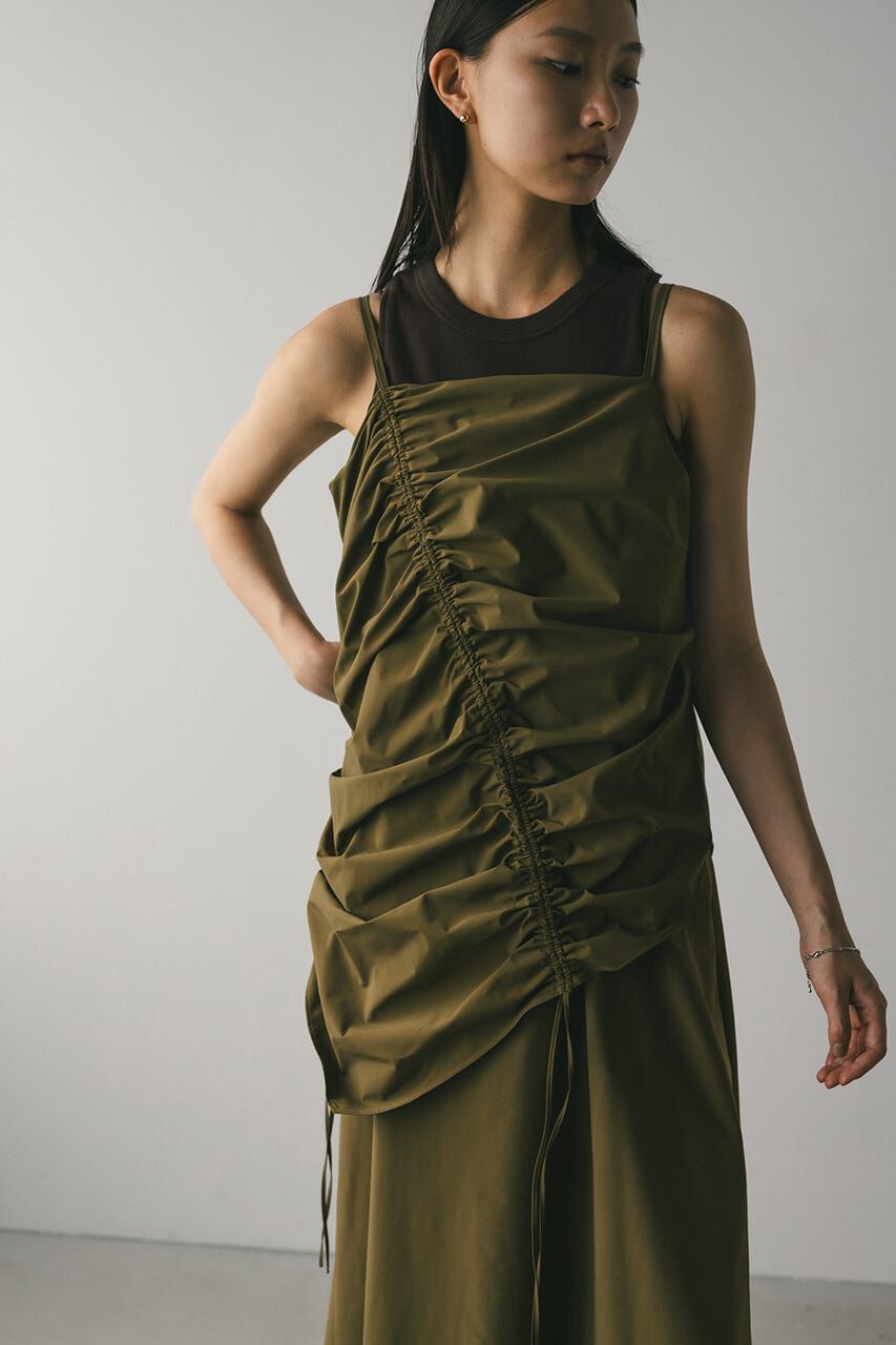 STYLEMIXER「シャーリングレイヤーワンピース」|ワンピース|