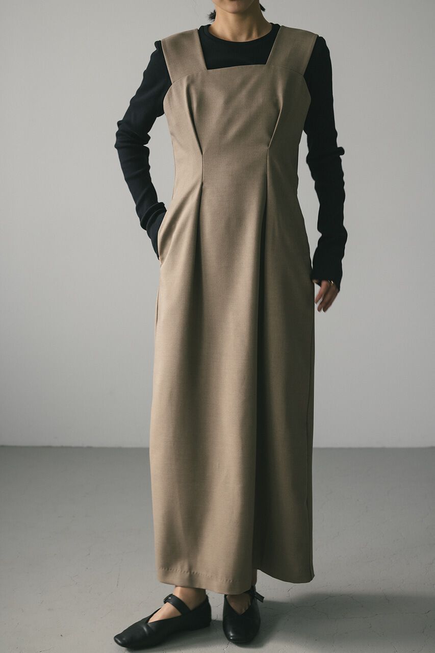 STYLEMIXER「ワイドストラップワンピース」|ワンピース|L/BRN1