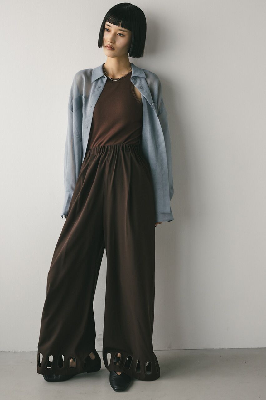 STYLEMIXER「ヘムホールリラックスパンツ」|その他|BRN