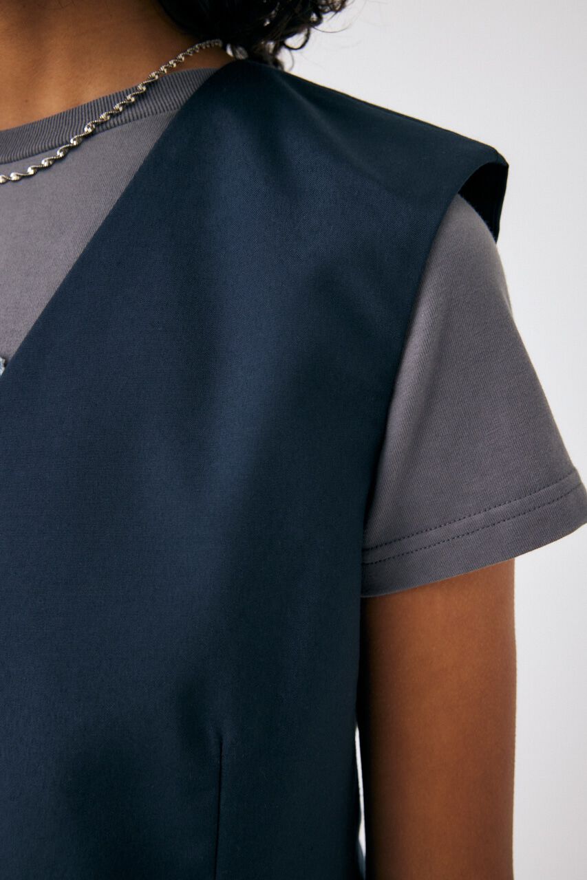 MOUSSY「COMPACT SHORT ベスト」|ダウンベスト・ベスト|