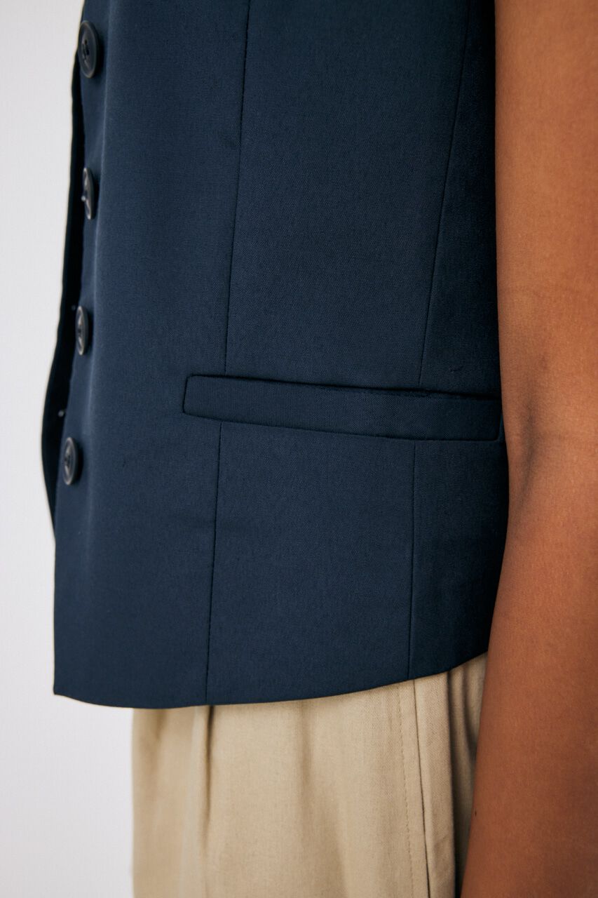 MOUSSY「COMPACT SHORT ベスト」|ダウンベスト・ベスト|