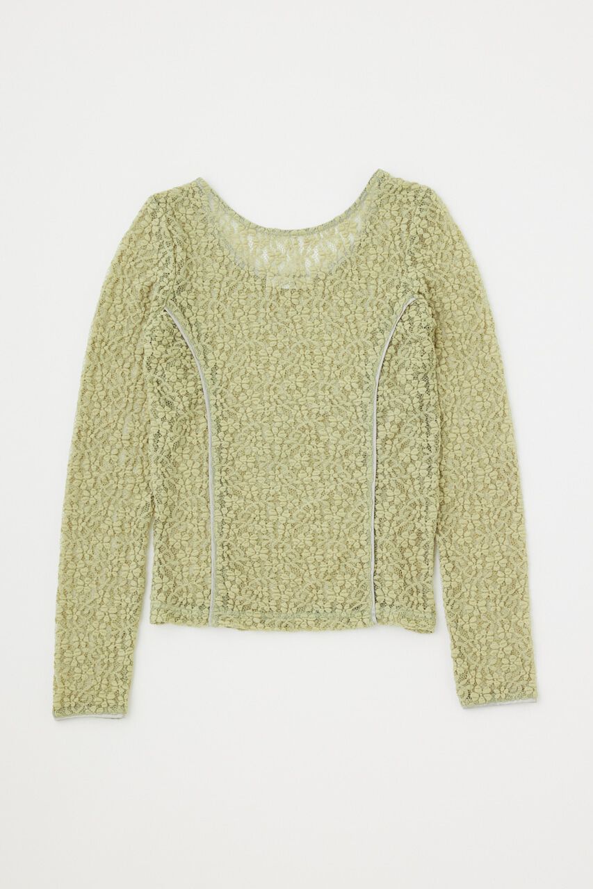 MOUSSY「BACK OPEN LACE CUT トップス」|Tシャツ・カットソー|