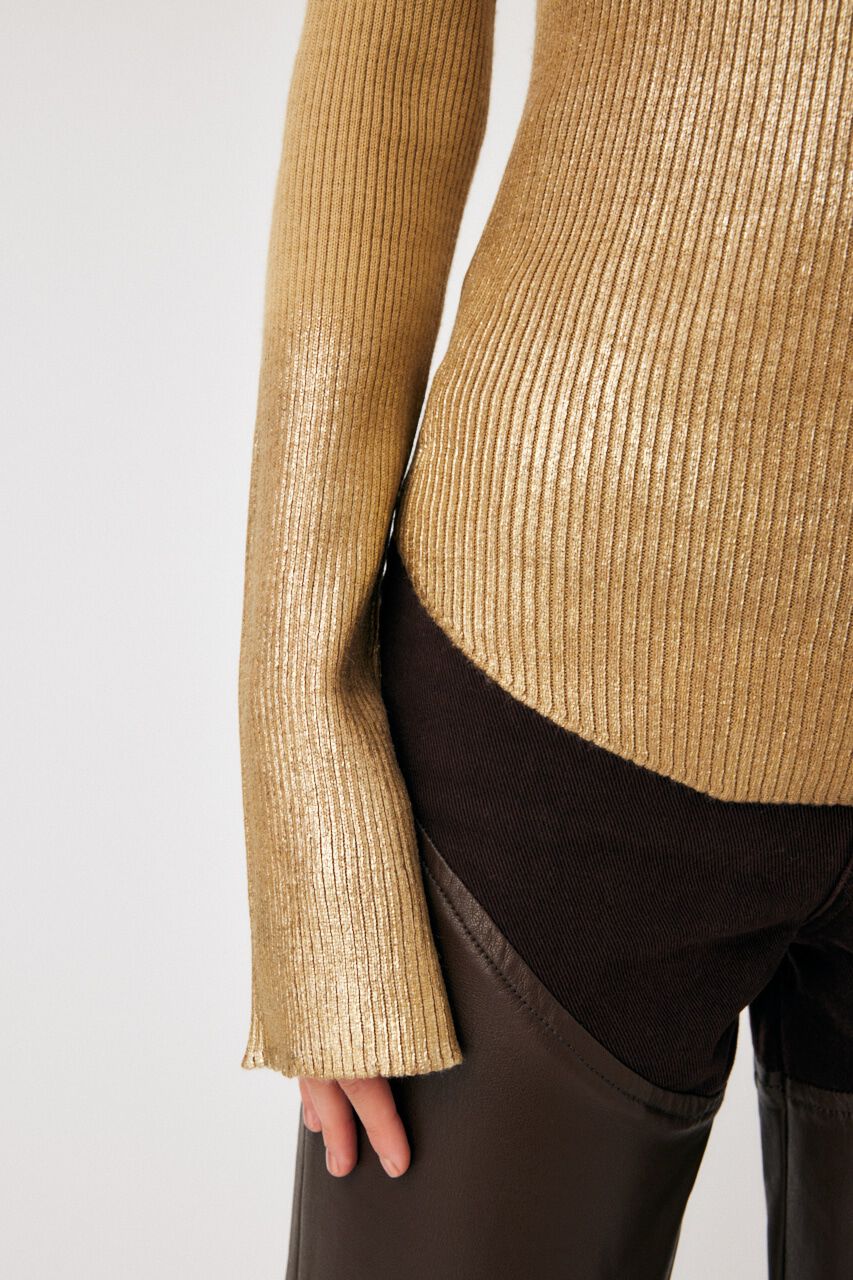 MOUSSY「METALIC RIB ニット」|ニット・セーター|