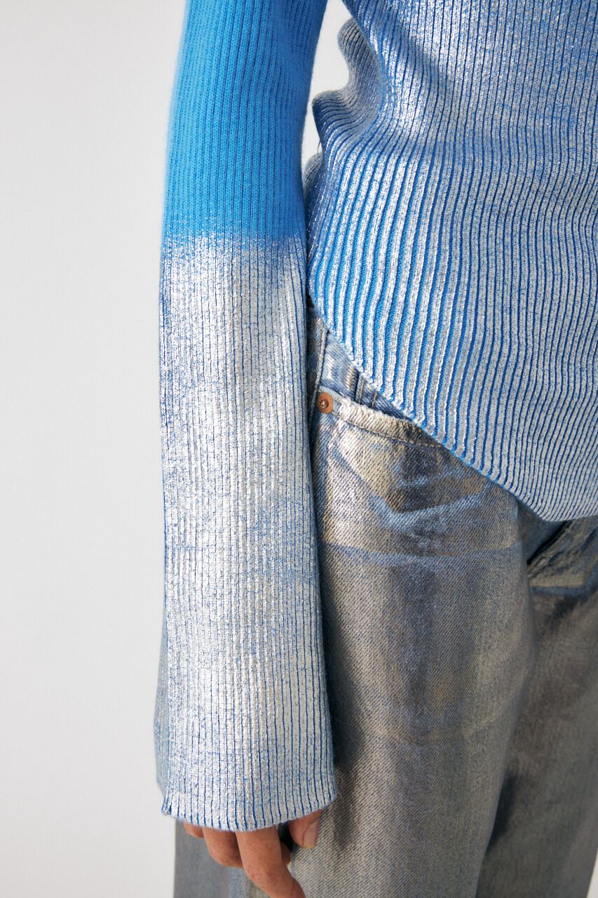 MOUSSY「METALIC RIB ニット」|ニット・セーター|